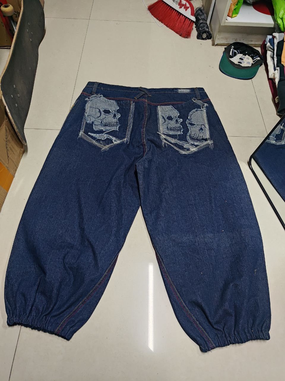 Artful Dodger artful dodger skull baggy jeans Size US 40 / EU 56 - 1 Thumbnail