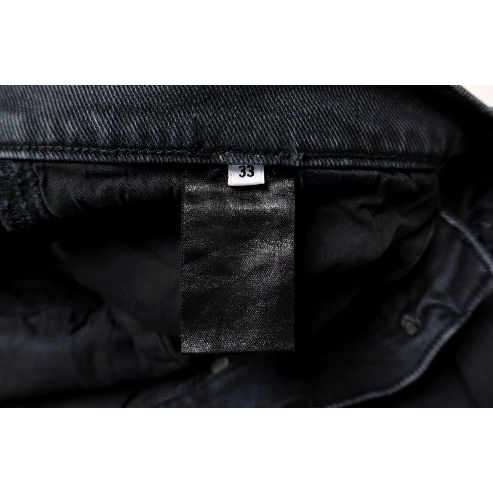 Zadig & Voltaire ZADIG & VOLTAIRE Jeans Men's W33 Washed Black Slim Fit Denim Zip Fly Size US 33 - 7 Thumbnail