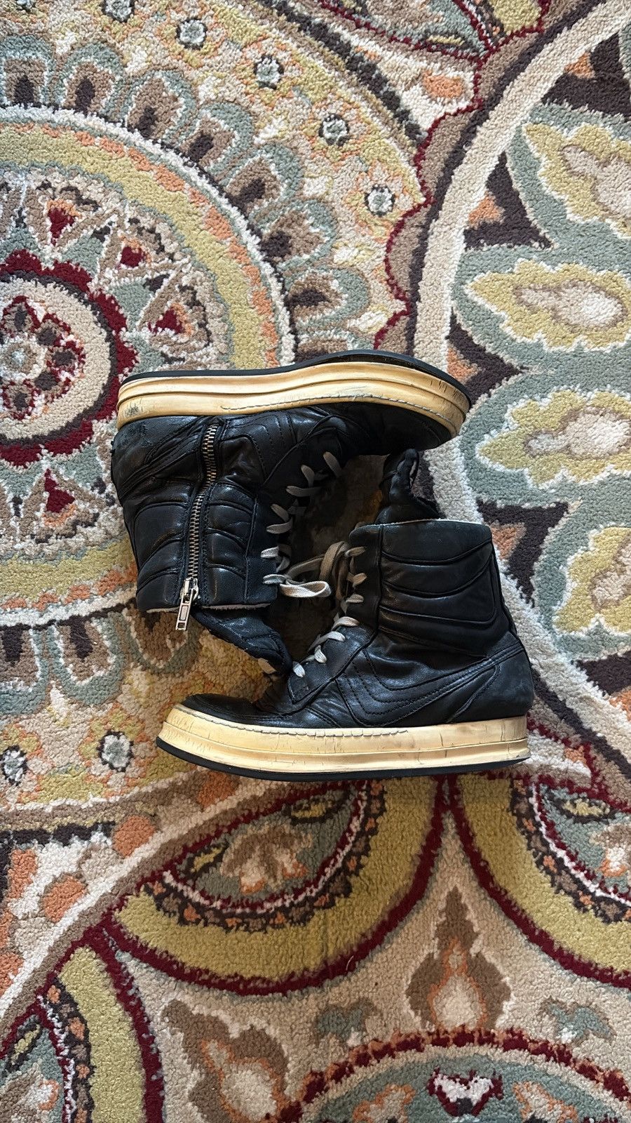Rick Owens rick owens aw06 pigskin dunks Size US 9 / EU 42 - 1 Thumbnail