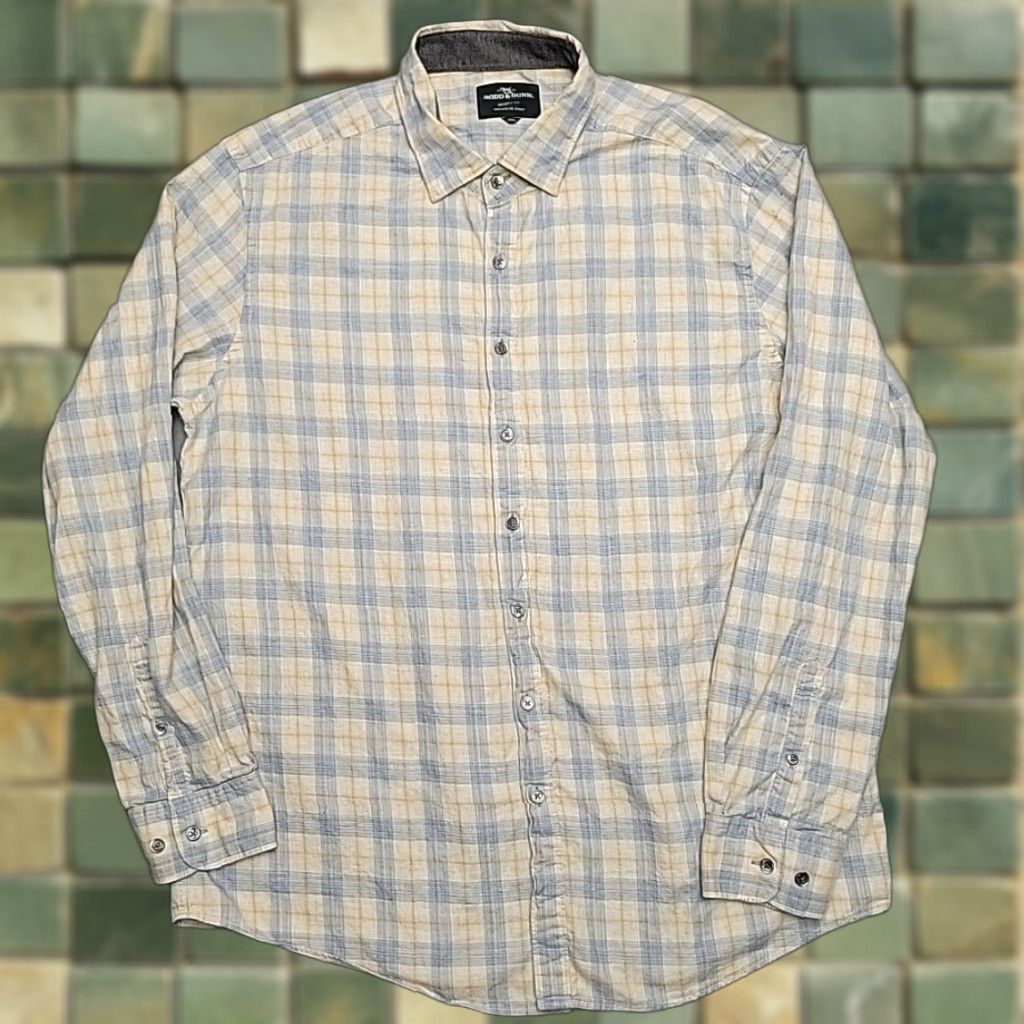 Rodd & Gunn Rodd & Gunn Shirt Mens 2XL Multi Color Plaid 100% Cotton Woven Italy Sports Fit Button-Up Casual Mens Size US XXL / EU 58 / 5 - 1 Thumbnail