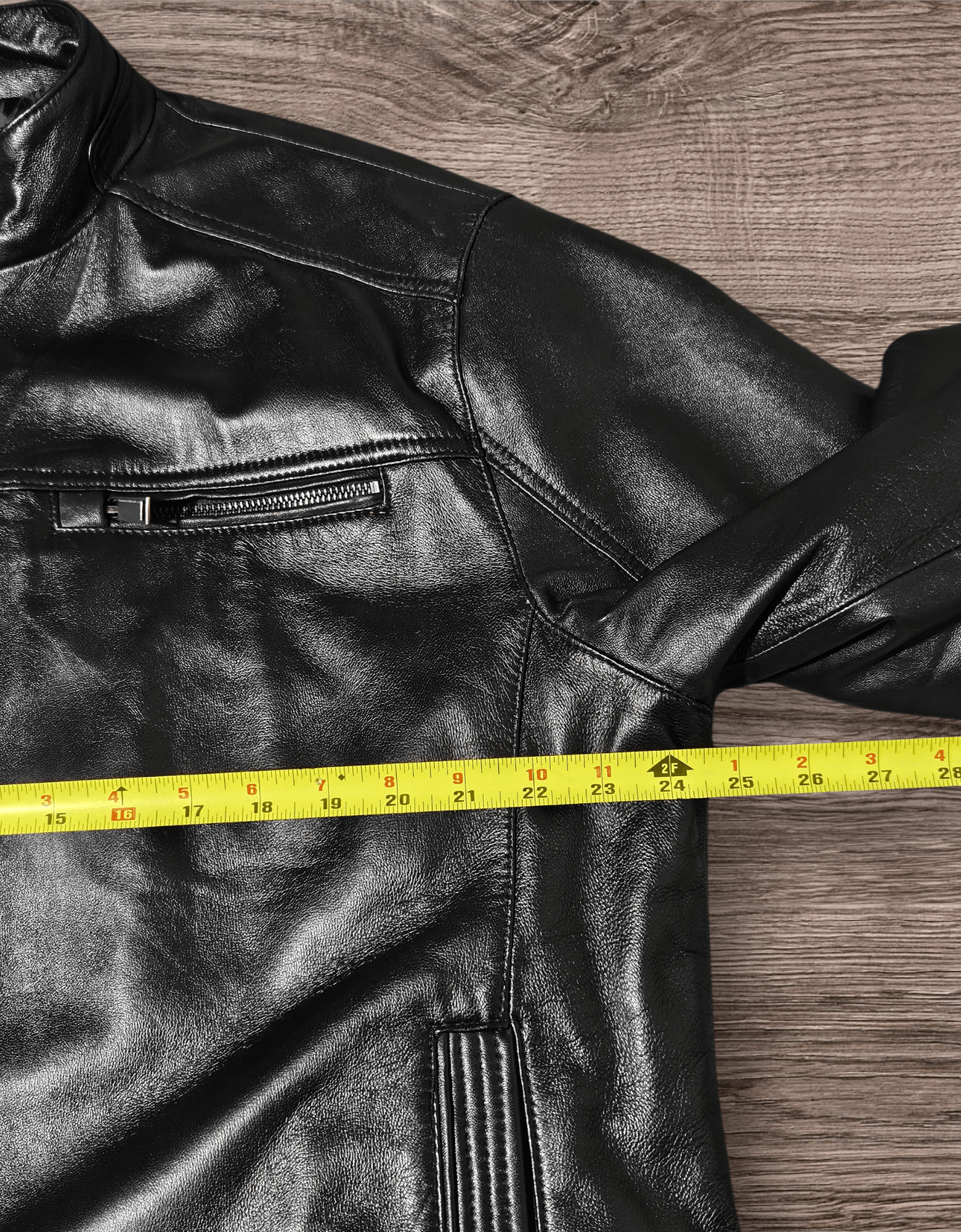 Leather Boston Harbour Jacket XL New Zealand Lamb Leather Cafe Racer Size US XL / EU 56 / 4 - 10 Thumbnail