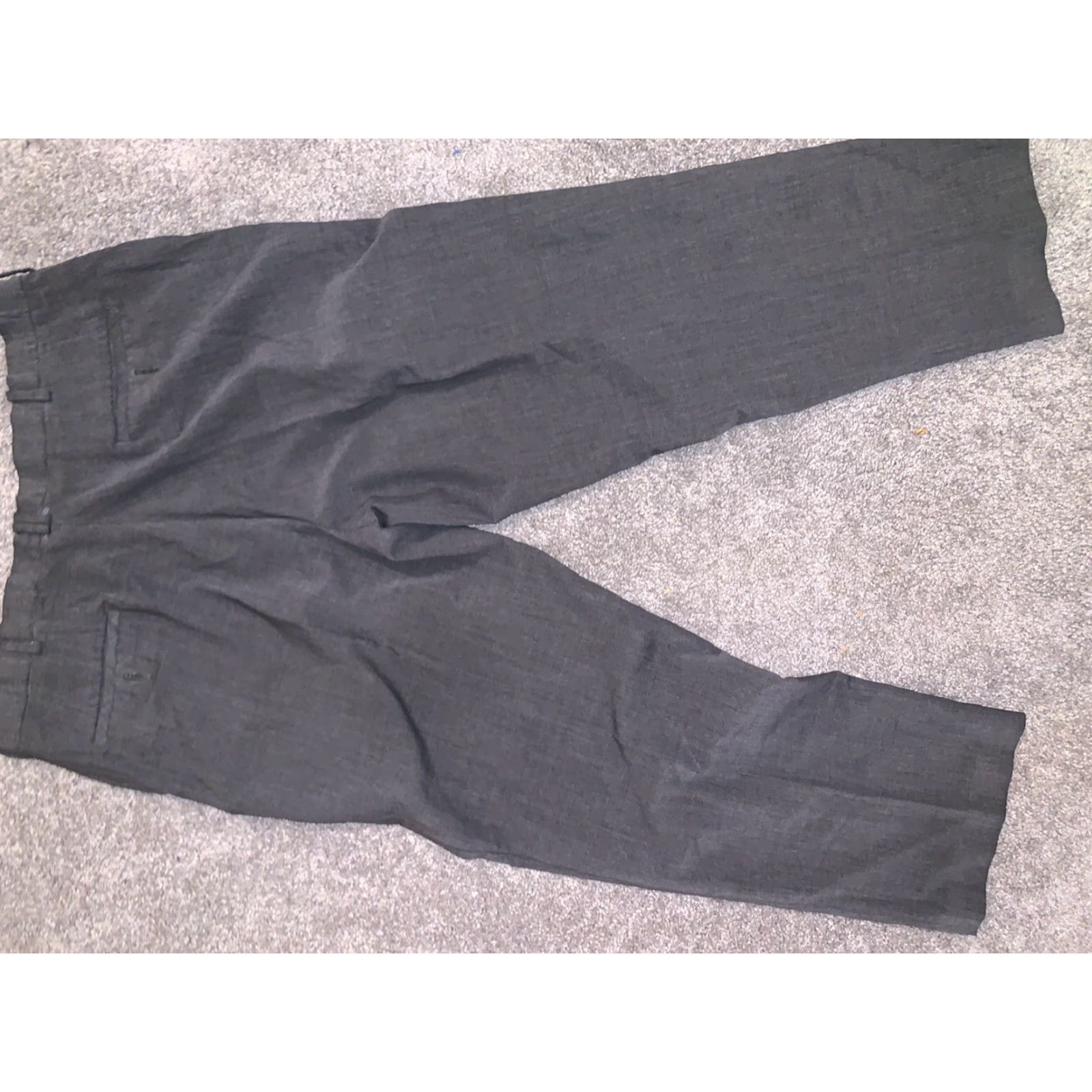Dockers Dockers Premium Black Cuffed Hem FLAT FRONT Dress Pants 38x30 Men Size US 38 / EU 54 - 4 Thumbnail