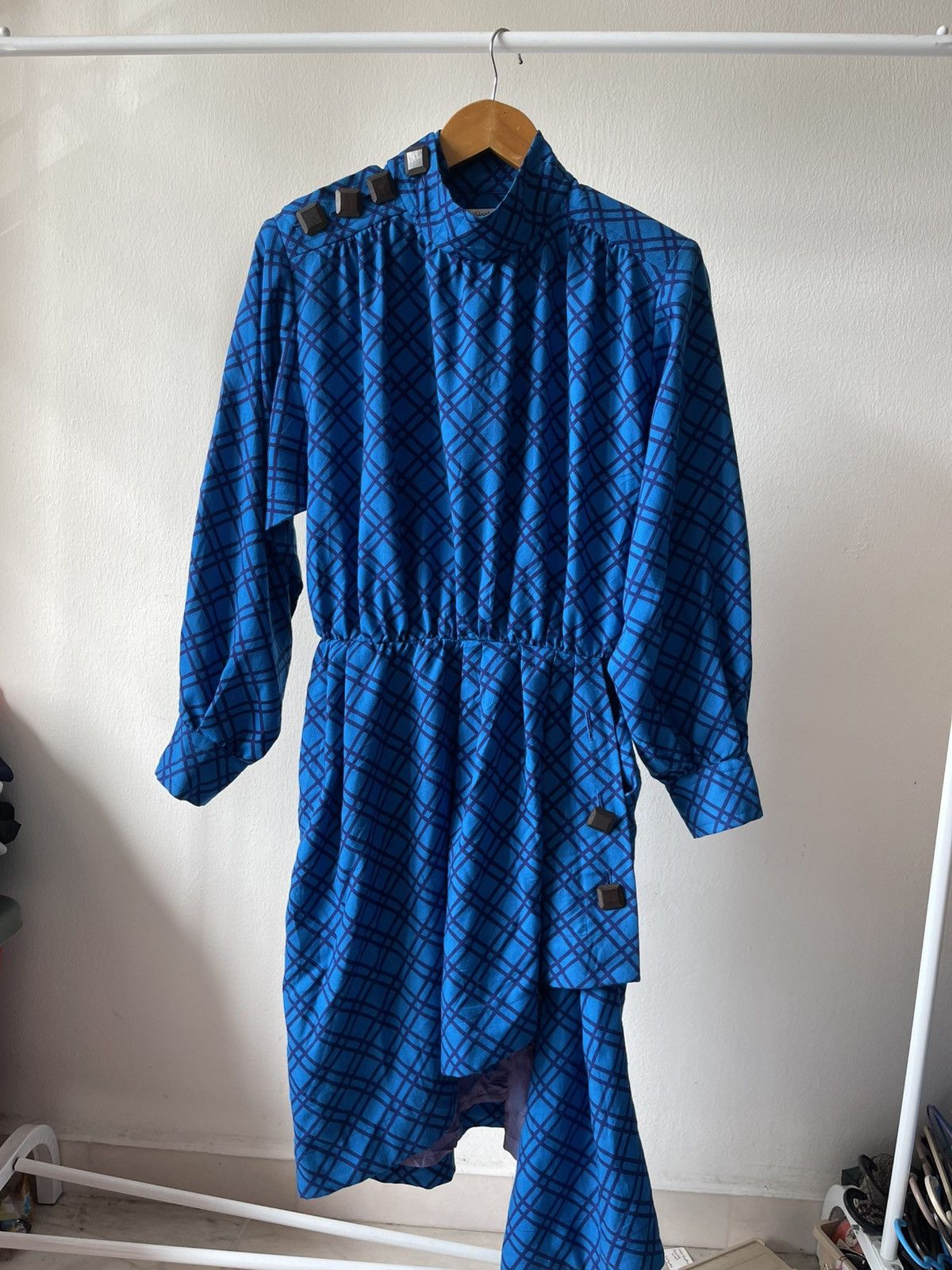 Yves Saint Laurent 80s Yves Saint Laurent Rive Gauche Dress Size M / US 6-8 / IT 42-44 - 7 Thumbnail