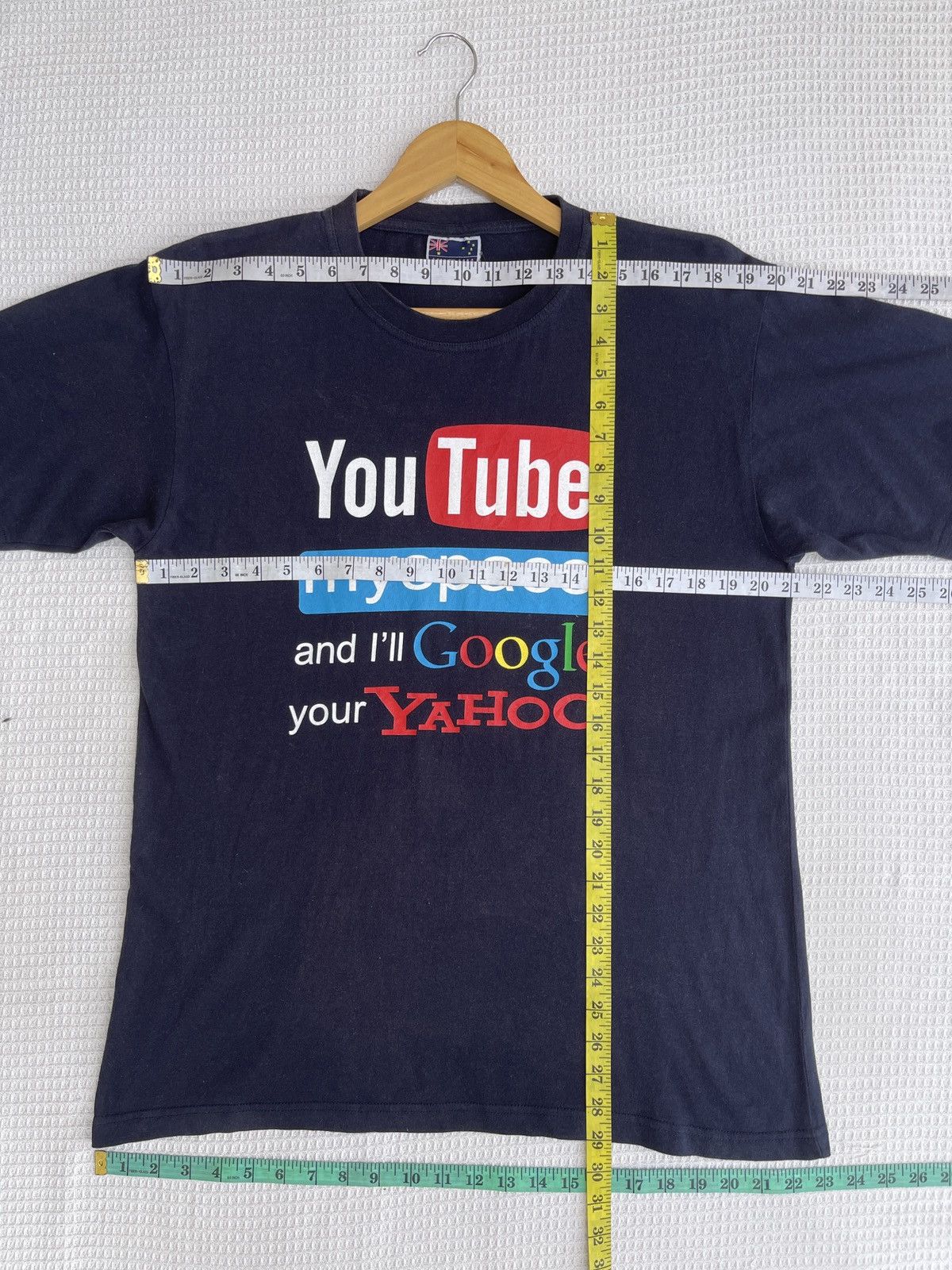 Vintage Last Drop🔥Youtube My Space and i Will Google Your Yahoo Tee Size US L / EU 52-54 / 3 - 8 Thumbnail