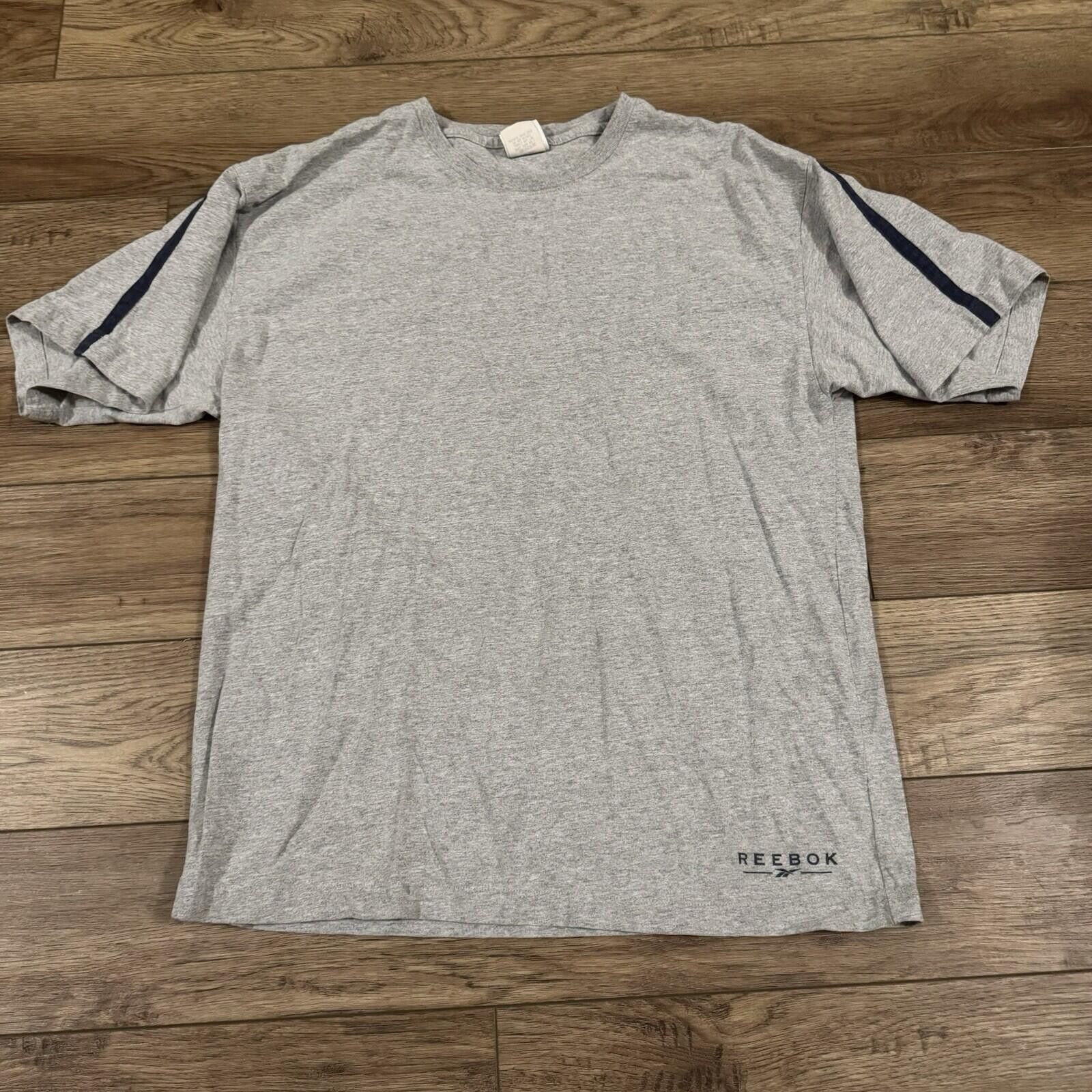 Reebok Vintage 90s Y2K Reebok Grey Shirt Size L Size US L / EU 52-54 / 3 - 1 Thumbnail