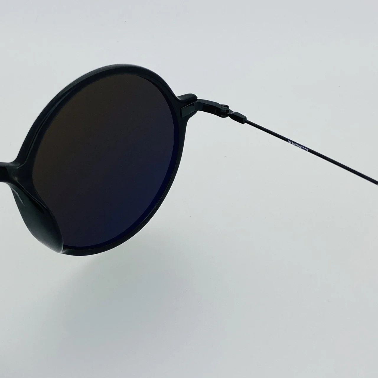 Ann Demeulemeester Ann Demeulemeester Sunglasses Round Shiny Black and Grey Size ONE SIZE - 4 Thumbnail