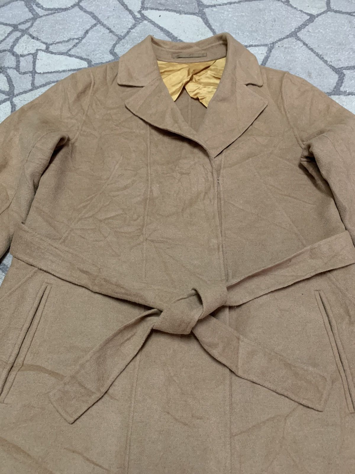 Designer × Paul Stuart Paul Stuart Long Coat Wool and Cashmere Size S / US 4 / IT 40 - 8 Thumbnail