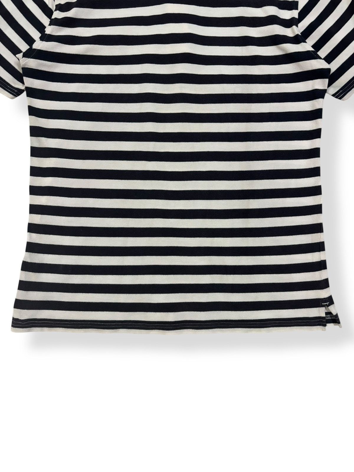 Burberry Vintage Burberry London Small Logo Striped Polo Shirt Size US M / EU 48-50 / 2 - 11 Thumbnail