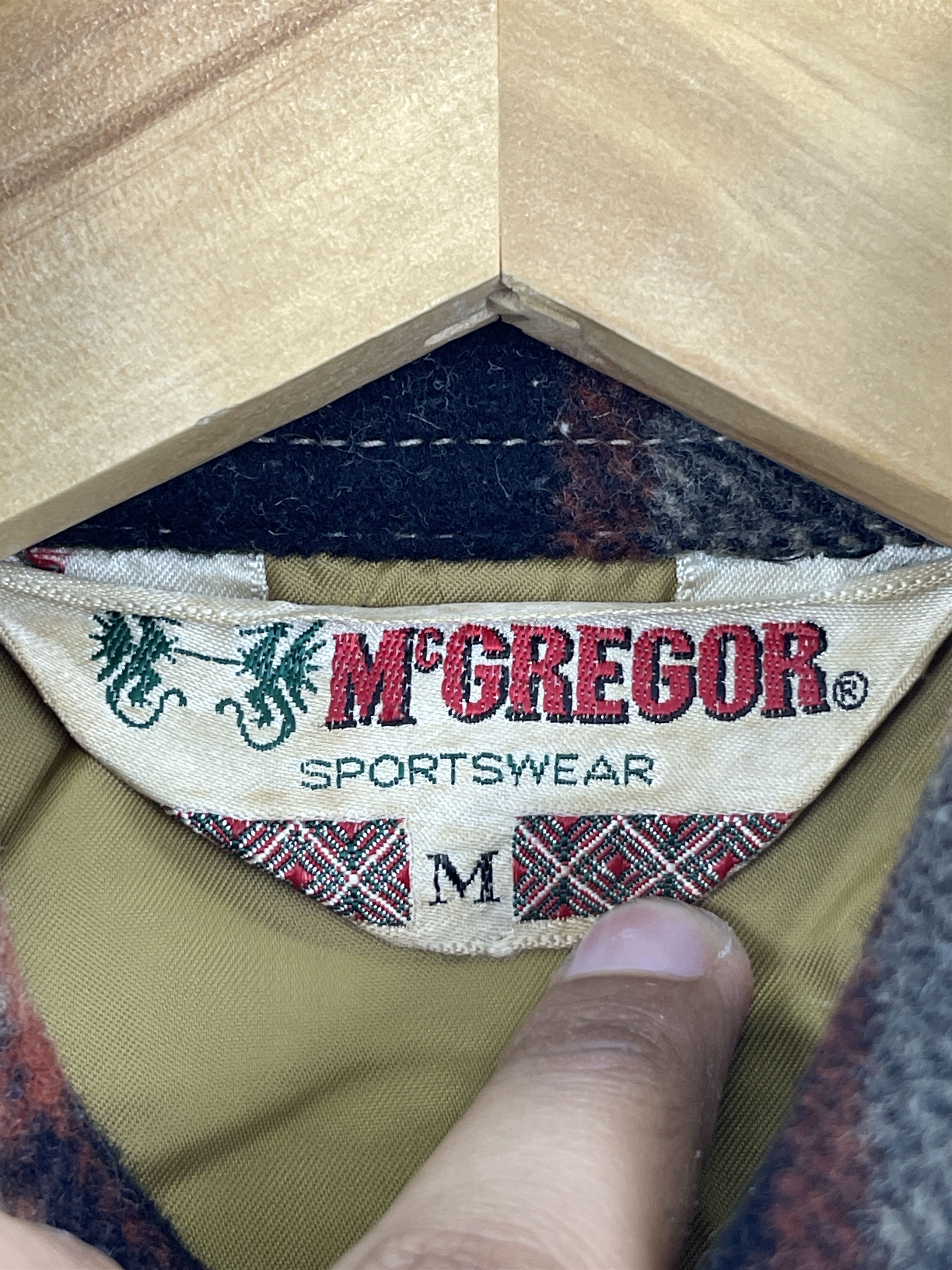 McGregor Vintage Mcgregor Wool Mohair Plaid Flannel Jacket JA0019 Size US M / EU 48-50 / 2 - 5 Thumbnail