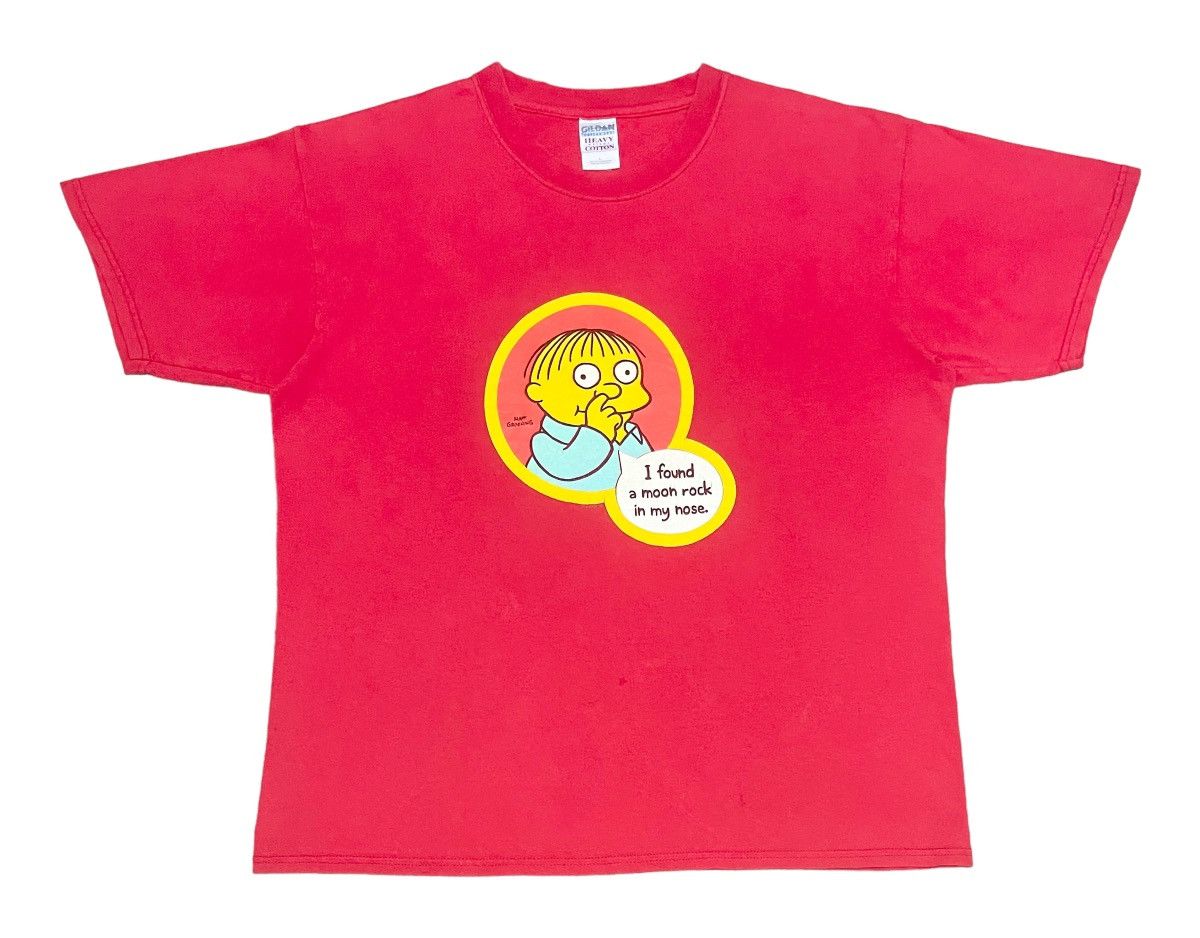 Cartoon Network 90s Vintage Cocaine Ecstacy MDMA The Simpsons Ralph Wiggum Size US L / EU 52-54 / 3 - 2 Thumbnail