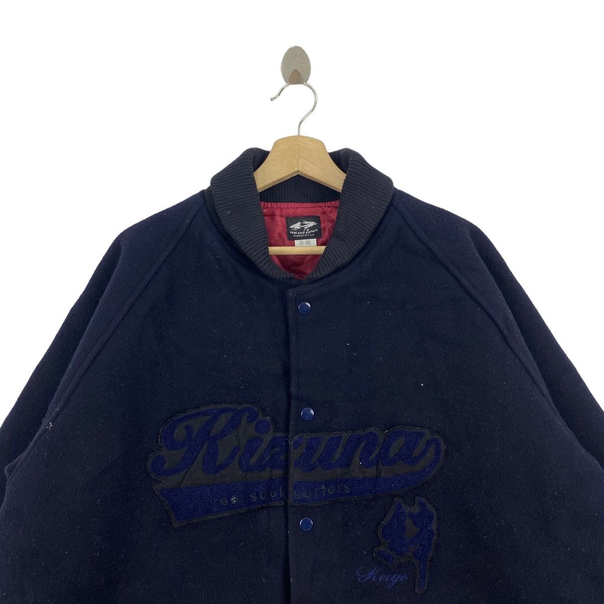 Japanese Brand REAL SOUL SURFERS Kizuna Japanese Brand Navy Wool Heavy Coat Size US M / EU 48-50 / 2 - 3 Thumbnail