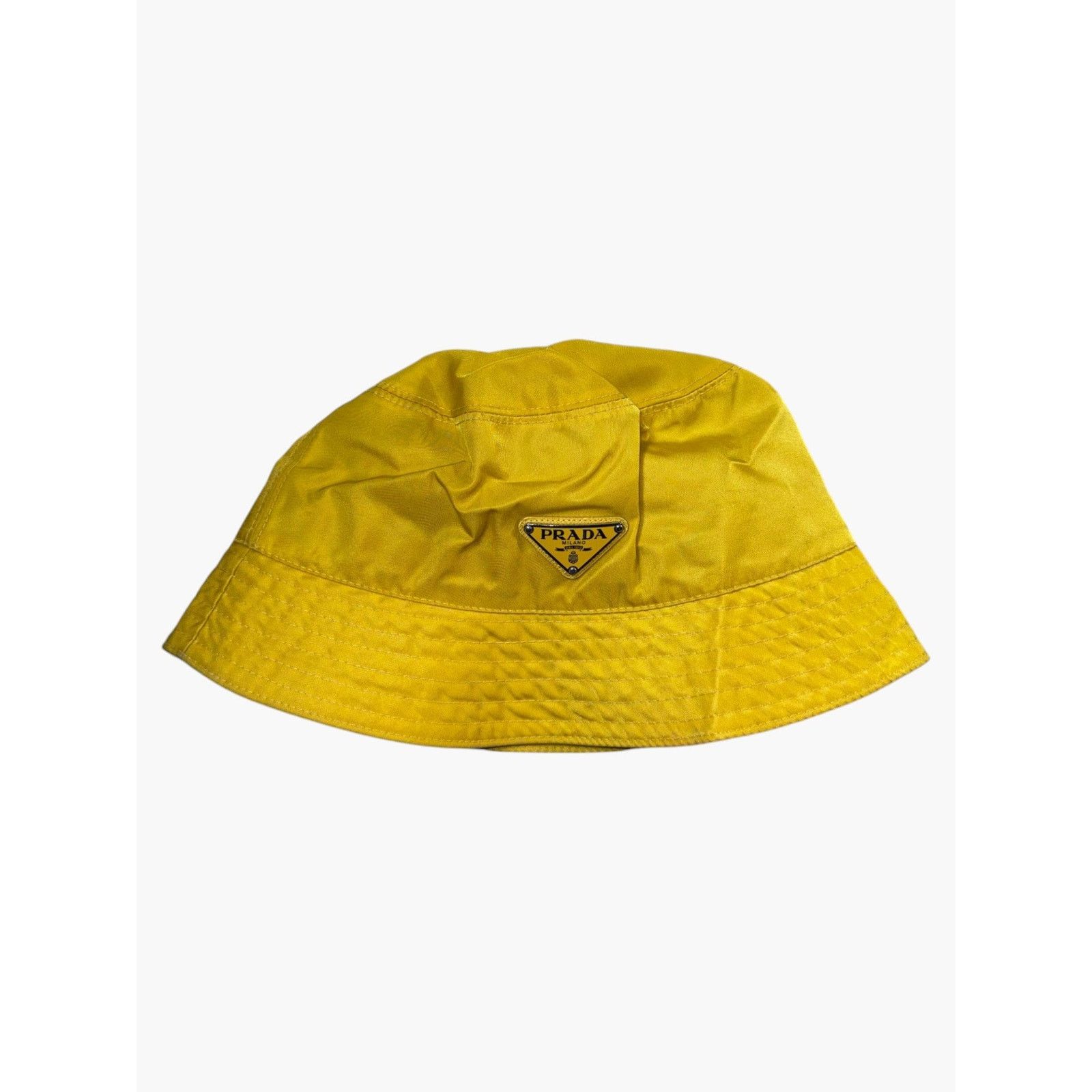 Prada Prada Yellow Bucket Hat Size ONE SIZE - 2 Thumbnail