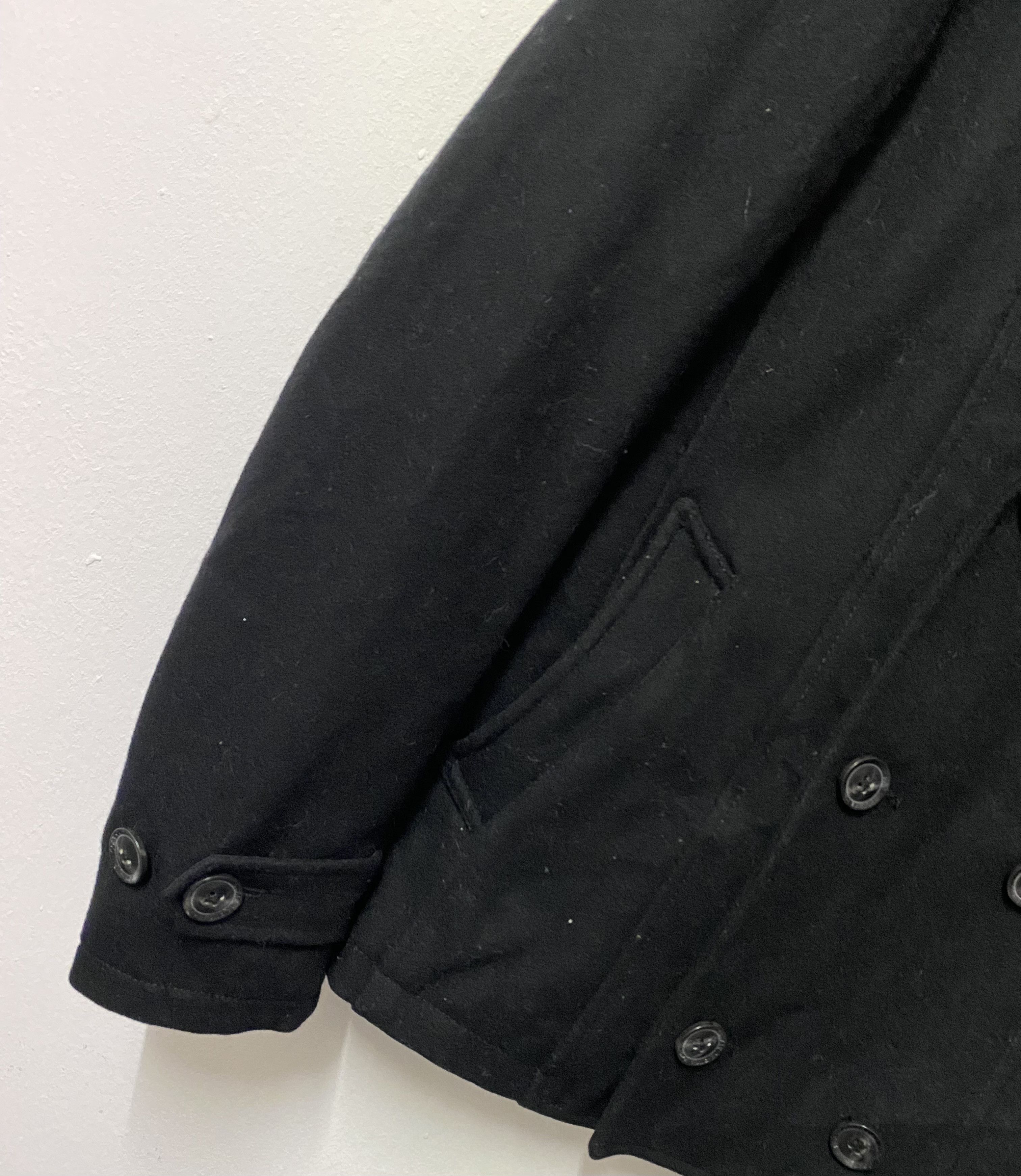 GOSTAR DE FUGA VTG Gostar De Fuga Double Breasted Wool Jacket Black Size US S / EU 44-46 / 1 - 7 Thumbnail