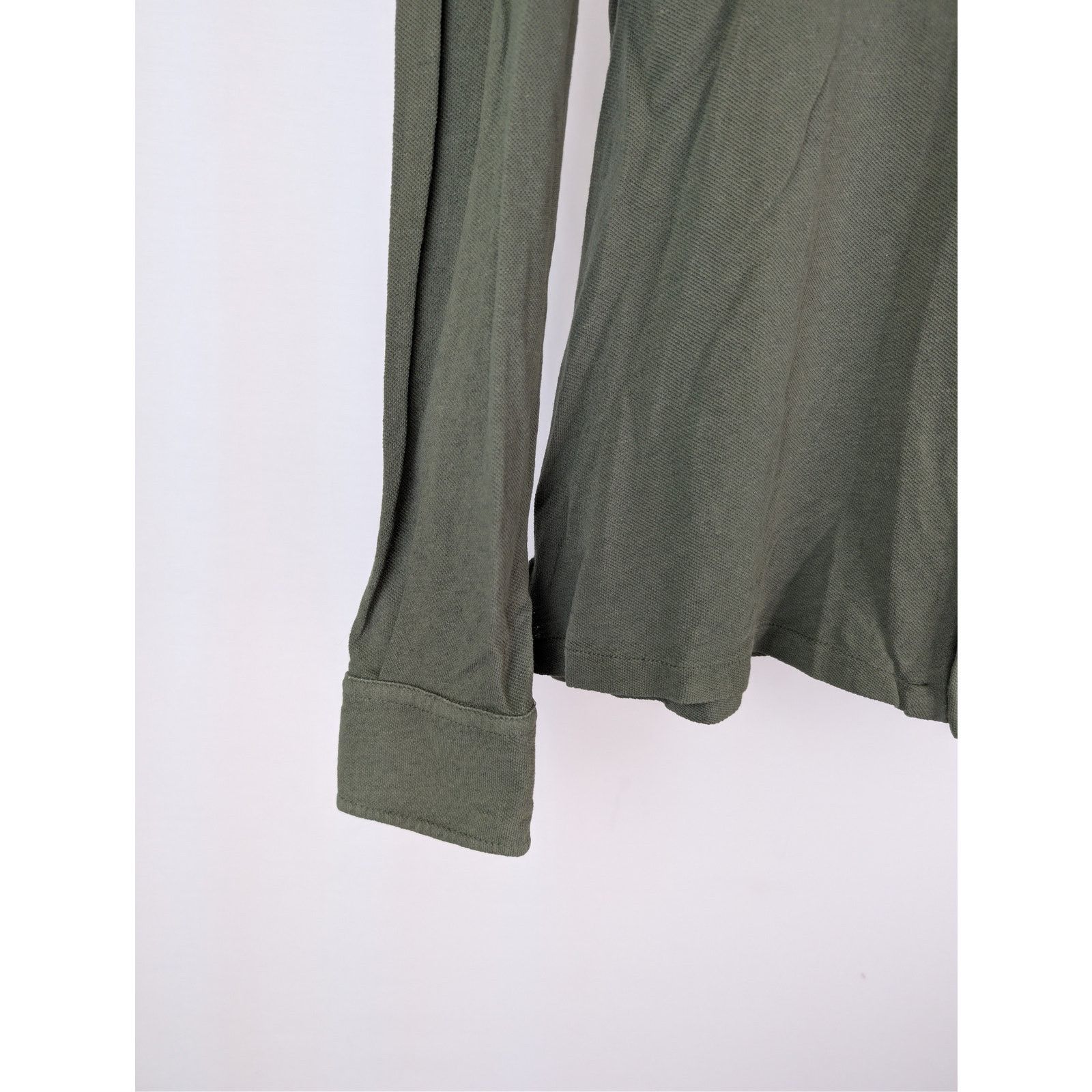 Boglioli o1rshd1 CC20 Cotton French Collar Shirt in Dark Green Size US S / EU 44-46 / 1 - 6 Thumbnail