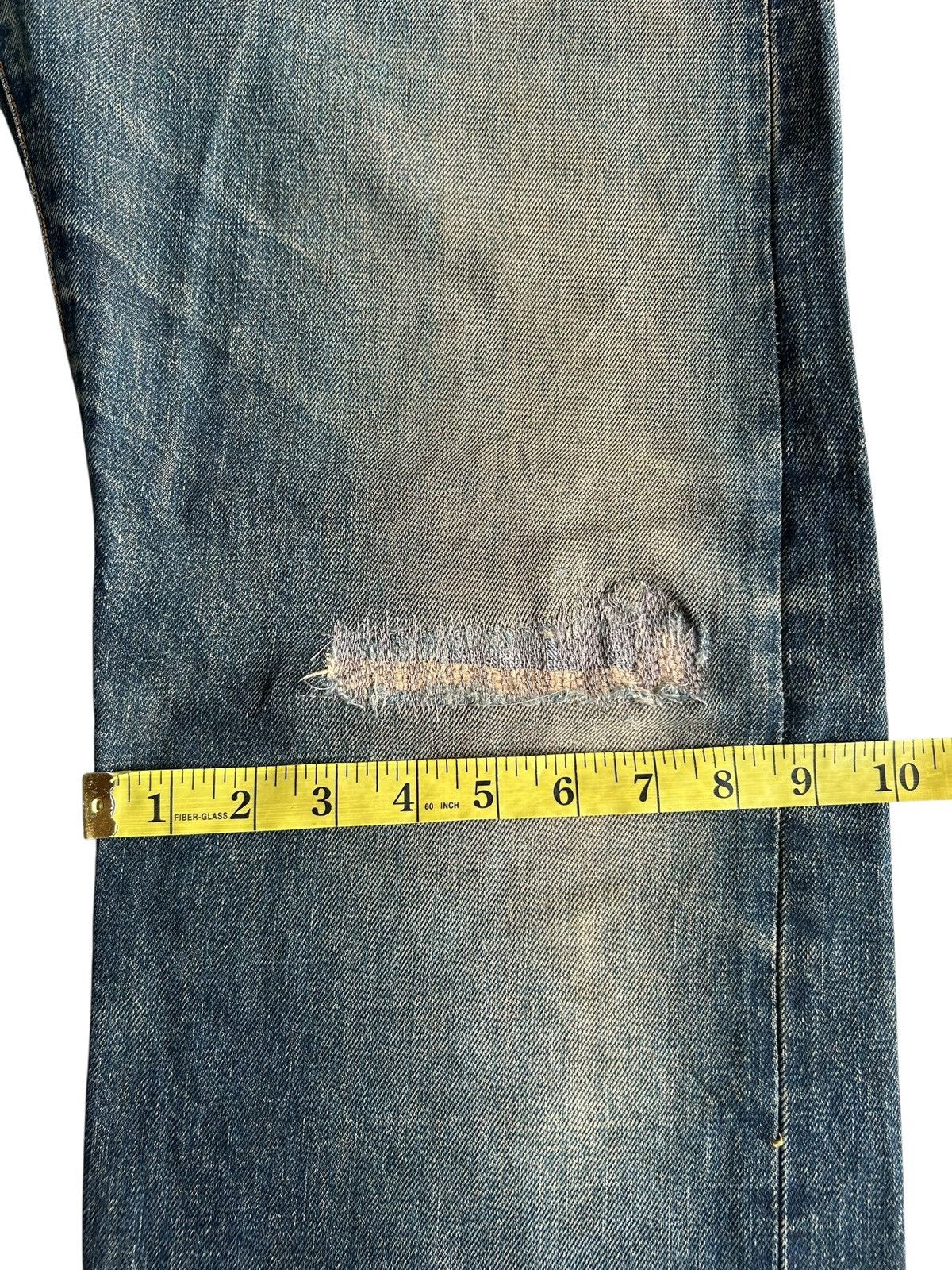 Kapital Vintage Edwin 505xx Selvedge Rusty Mudwash Distressed Denim Size US 34 / EU 50 - 18 Thumbnail