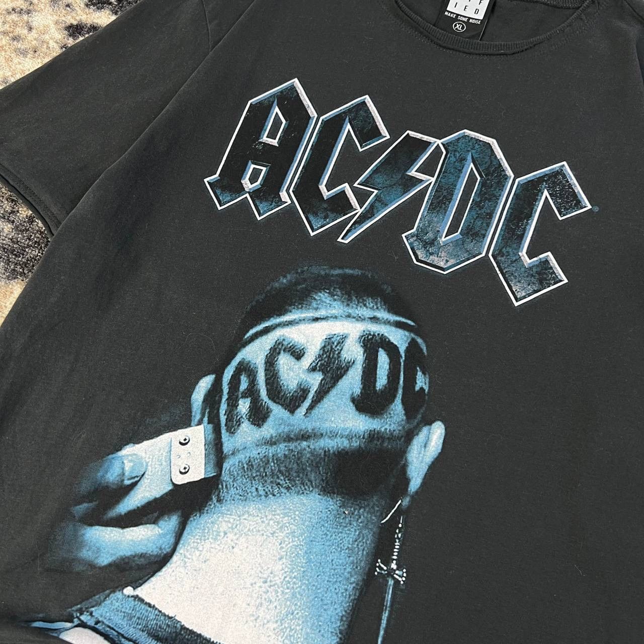 AC/DC AC/DC Vintage Y2K Big Logo Rock Band T-Shirt 1TS63 Size US XL / EU 56 / 4 - 3 Thumbnail