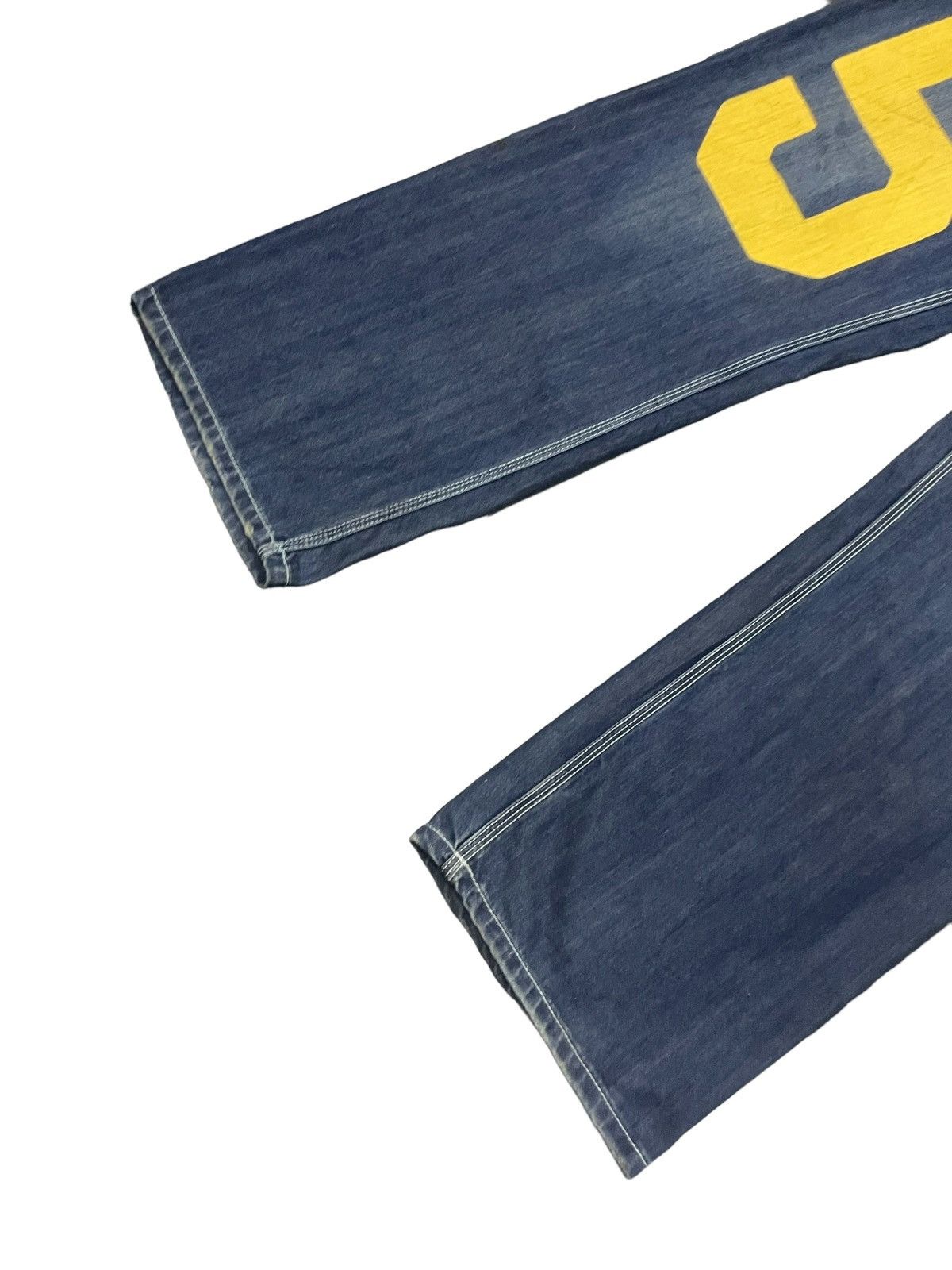 KOJIMA GENES Evisu Style Real Bvoice Daicock Print Baggy Jeans Button fly Size US 34 / EU 50 - 9 Thumbnail