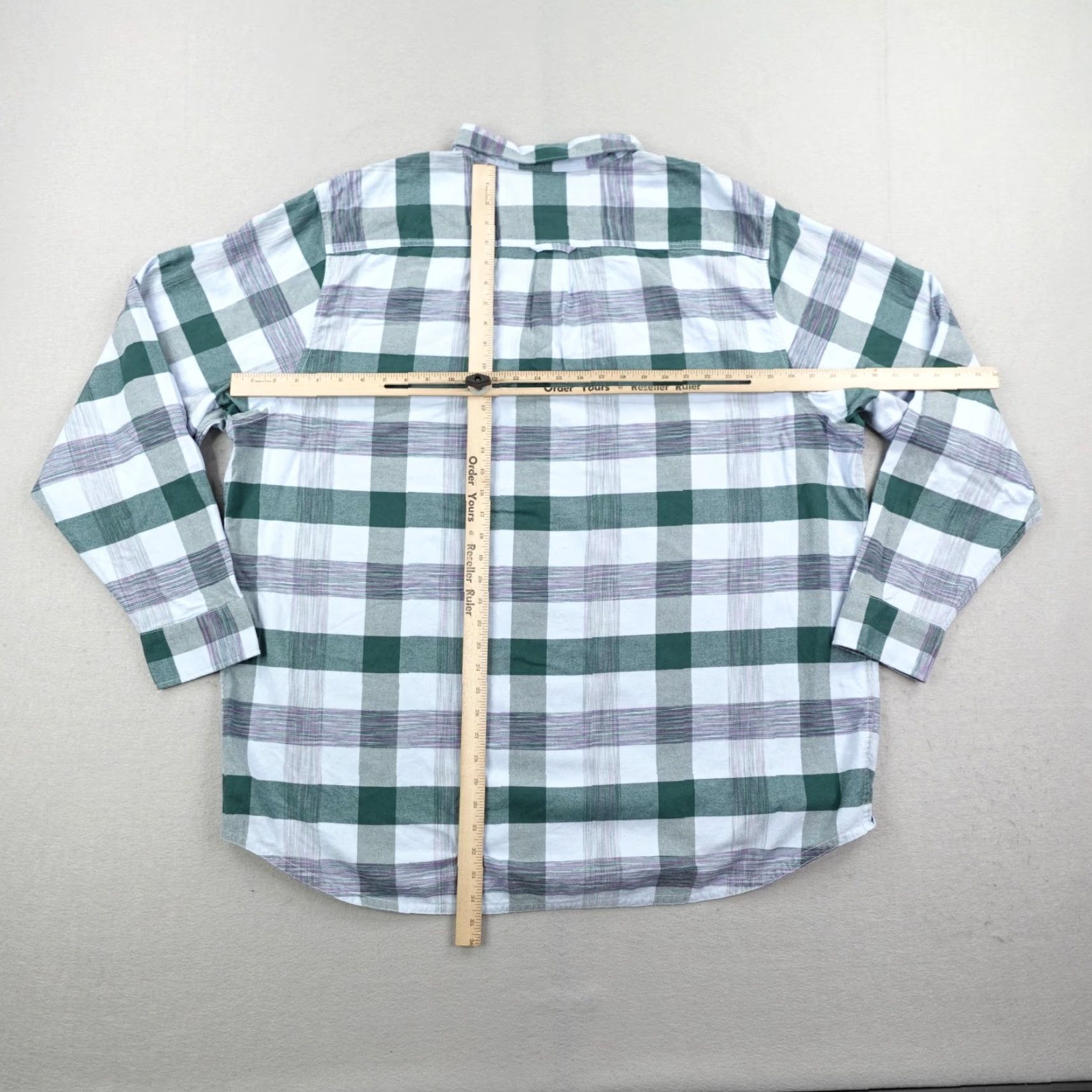 Tommy Bahama TOMMY BAHAMA Flannel Shirt Men 3XLT Long Sleeve Blue Plaid Outdoor Button-Up Size US XXL / EU 58 / 5 - 6 Thumbnail