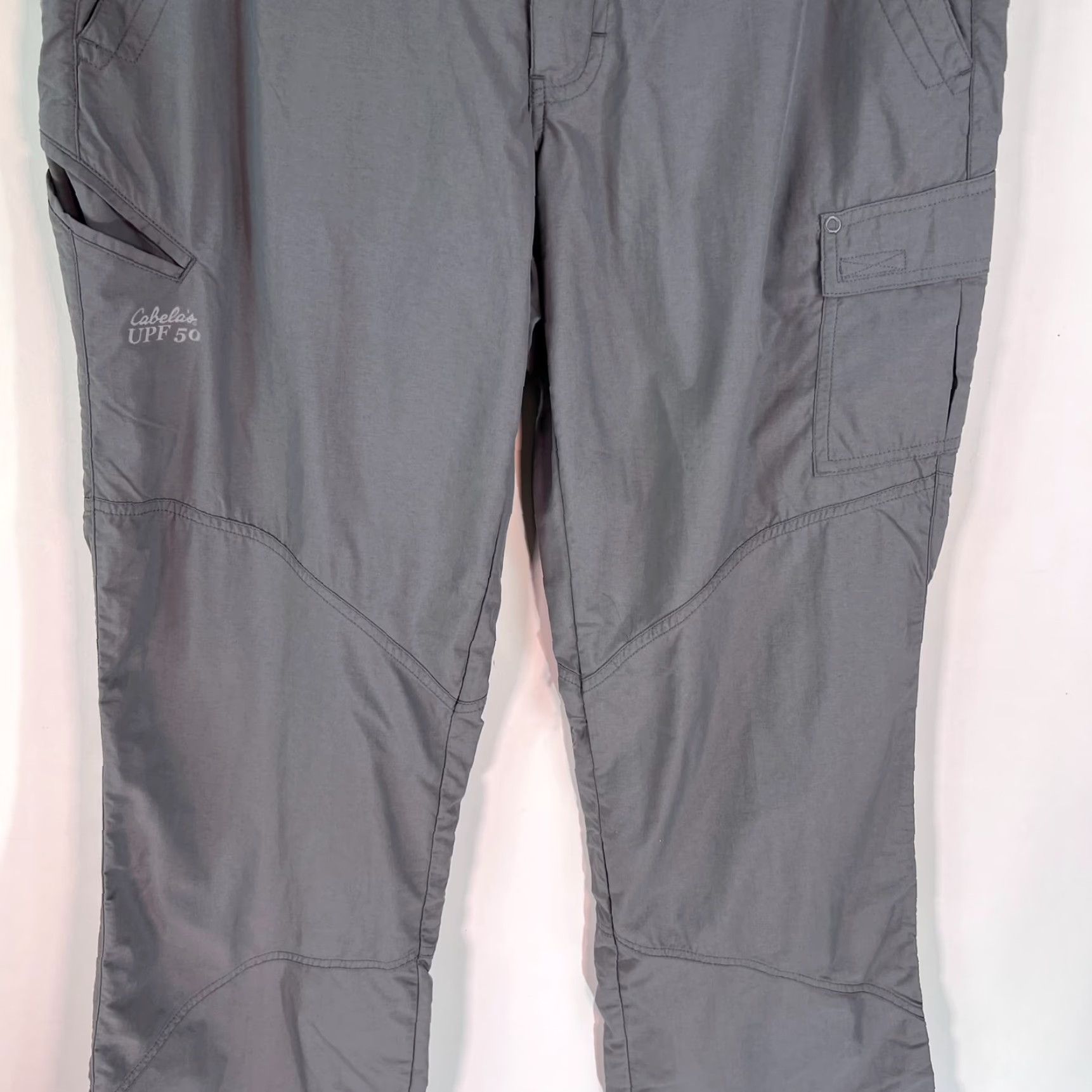 Vintage Cabela's Rain Pants Army Gray Nylon Lightweight Activewear 32x32 Small Adult Pants Mens Size US 32 / EU 48 - 3 Thumbnail