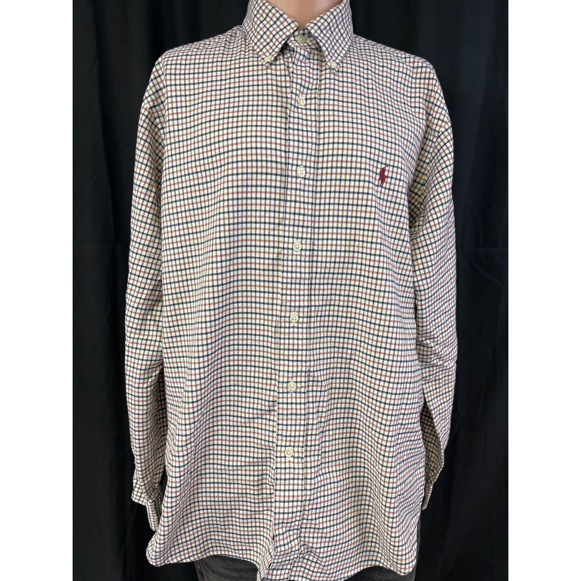 Ralph Lauren Ralph Lauren Men's Cream Shirt/Button Up Sz L SKU 4359 Size US L / EU 52-54 / 3 - 1 Thumbnail