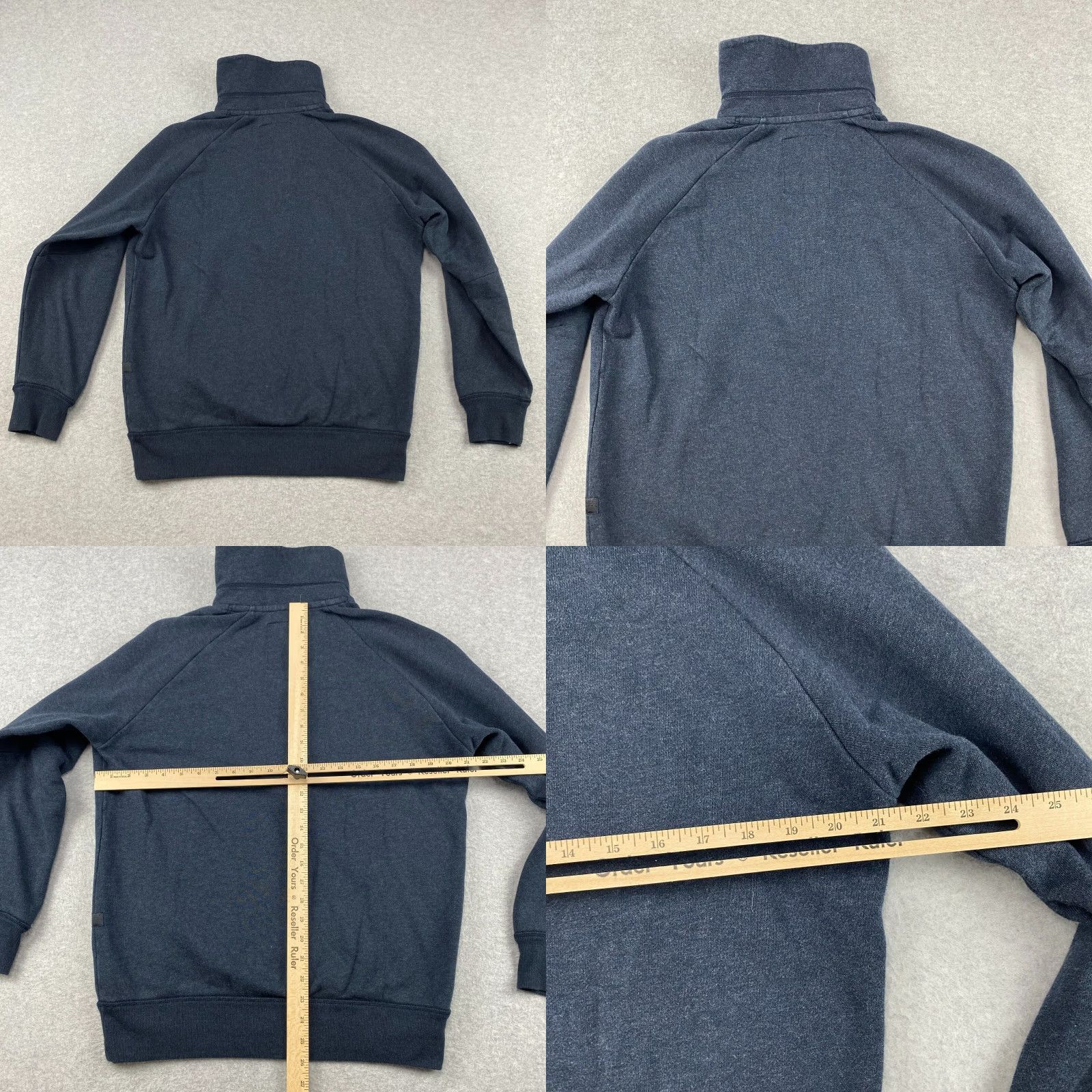 Vintage G Star Raw Sweater Men M Blue 1/2 Zip Pullover Mock Neck Fleece Long Sleeve Pullover Casual Men Blue 1/2 Zip Zipper Logo 1990s? Size US M / EU 48-50 / 2 - 8 Thumbnail