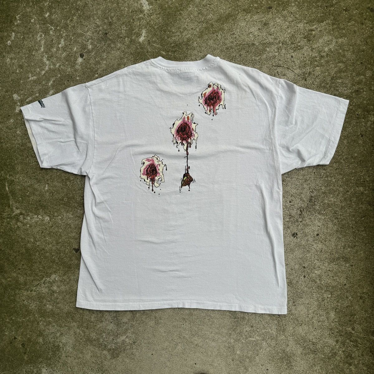 Vintage 90s Keith Giffen Trencher Gun Shot Art Shirt ERD Grunge Size US XL / EU 56 / 4 - 2 Thumbnail