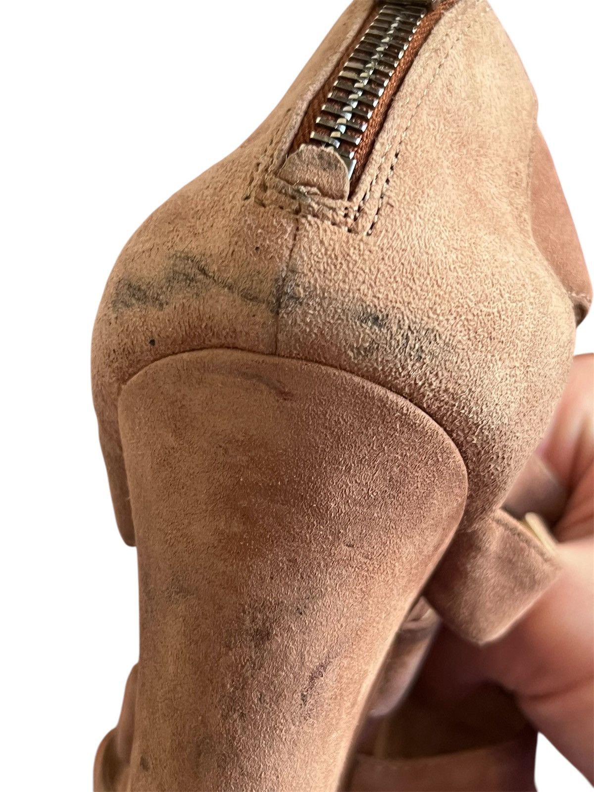 Prada Prada Heels Pink Suede in Leather Lining Size 38 Size US 8 / IT 38 - 9 Thumbnail
