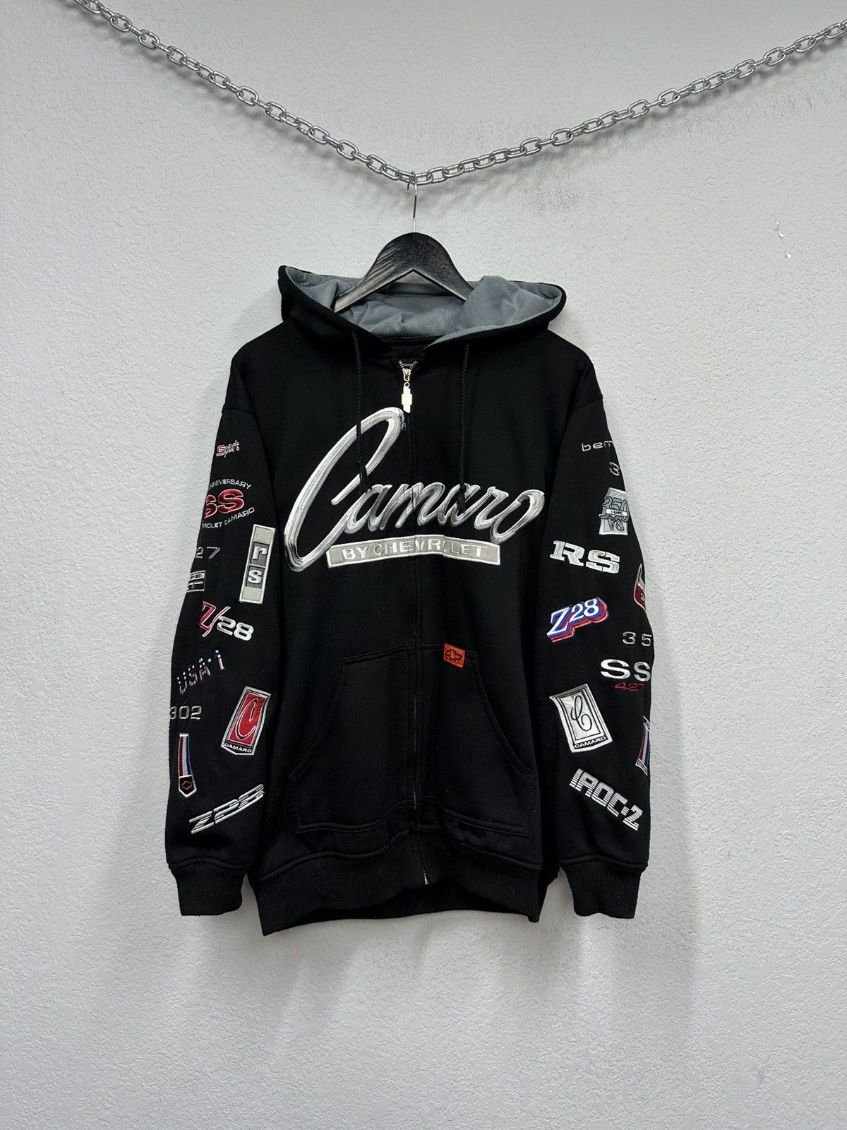 Vintage JH Design Chevrolet Camaro Hoodie Y2K Racing Archive