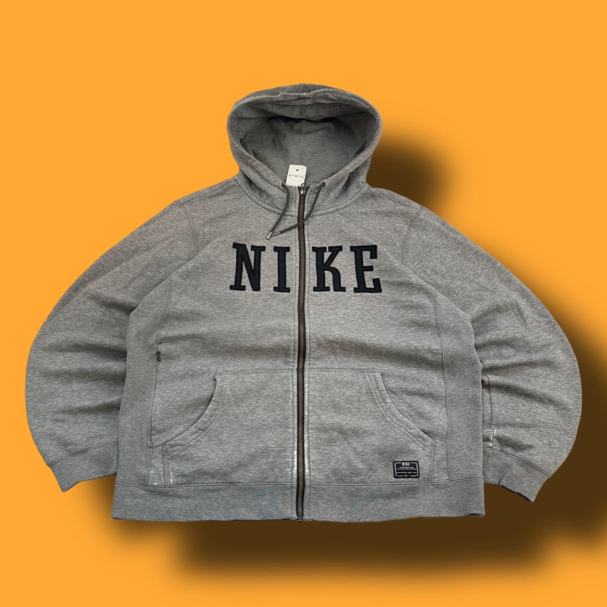 Nike × Vintage NIKE VINTAGE CENTER LOGO OVERSIZE BOXY HOODIE Size US L / EU 52-54 / 3 - 1 Thumbnail
