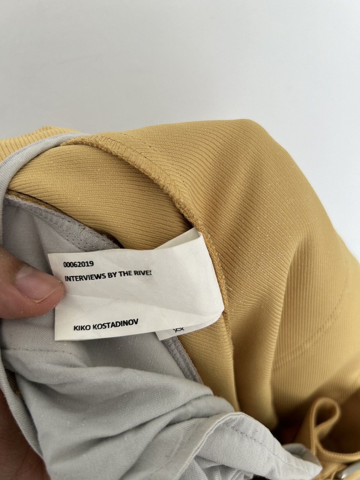 Kiko Kostadinov Ss19 tajima yellow utility trousers Size US 30 / EU 46 - 20 Thumbnail