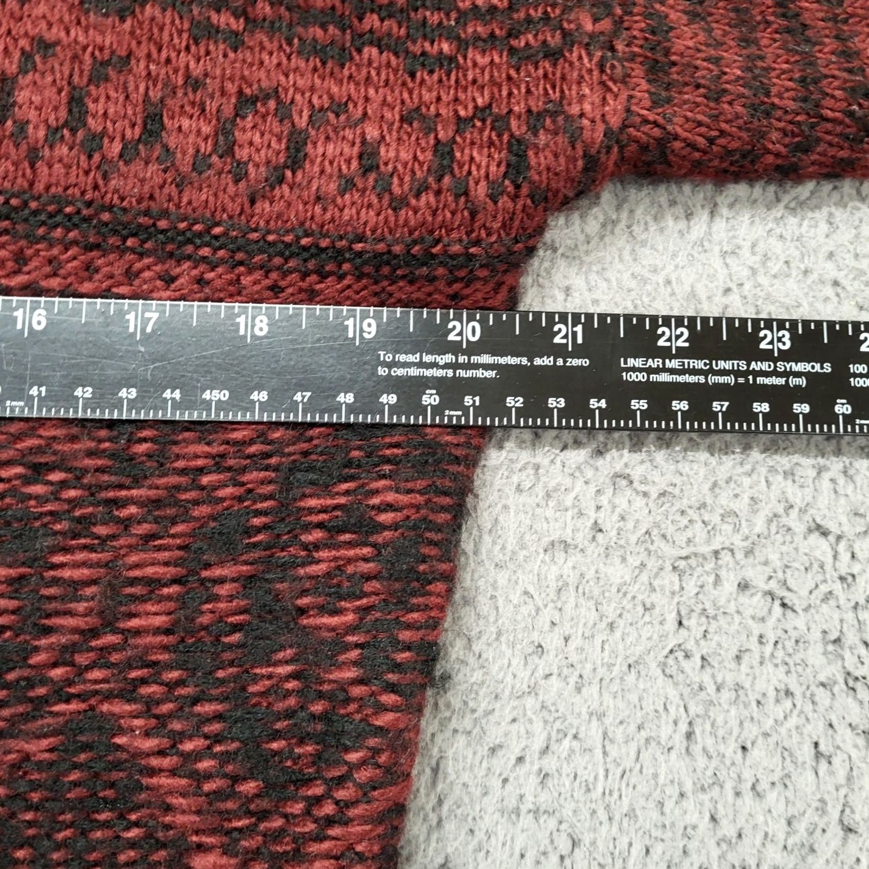 Miss Me Miss Me Cardigan Sweater Womens Small Dark Red Acrylic Knit Hooded Button Snap Knit Style Cardigan Bohemian Size S / US 4 / IT 40 - 7 Thumbnail
