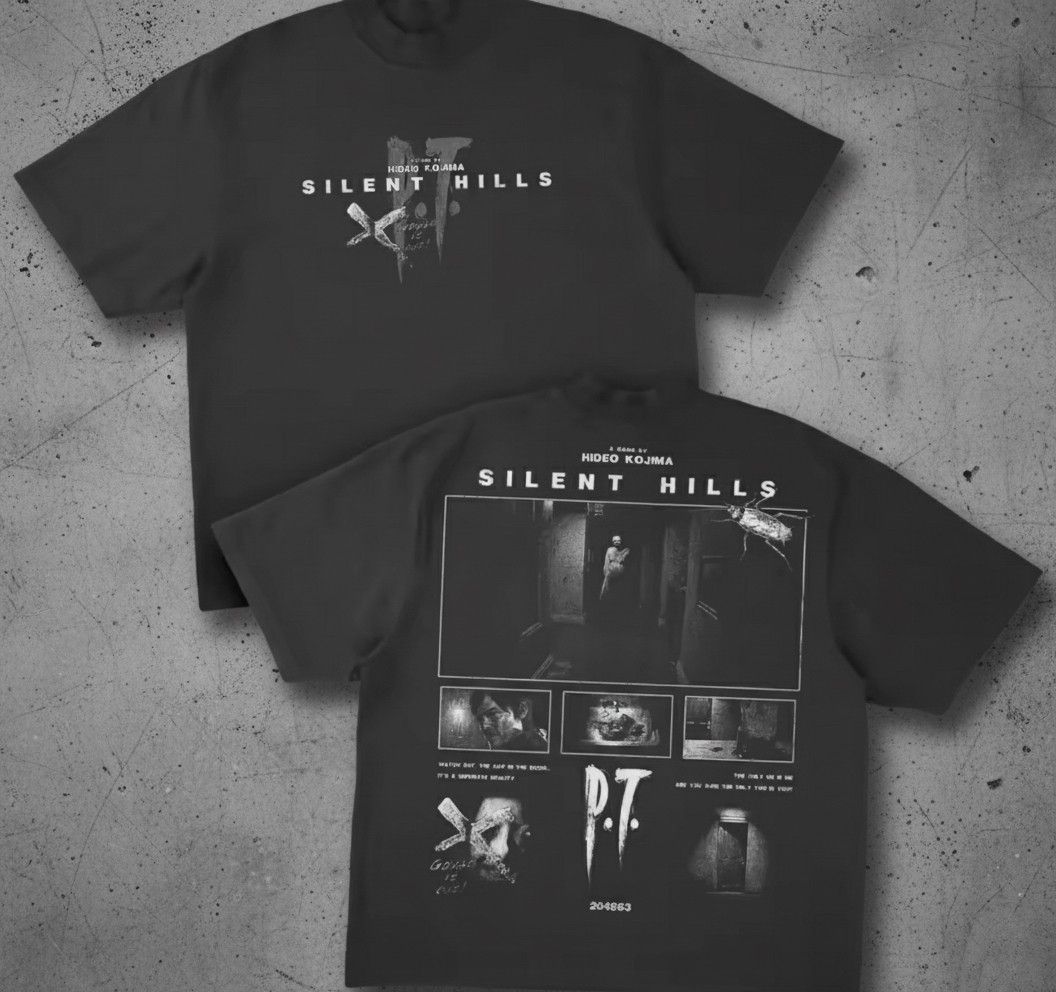 Japanese Brand Street Horror Game Retro Silent Hill PT Heavyweight T-Shirt Size US L / EU 52-54 / 3 - 1 Thumbnail