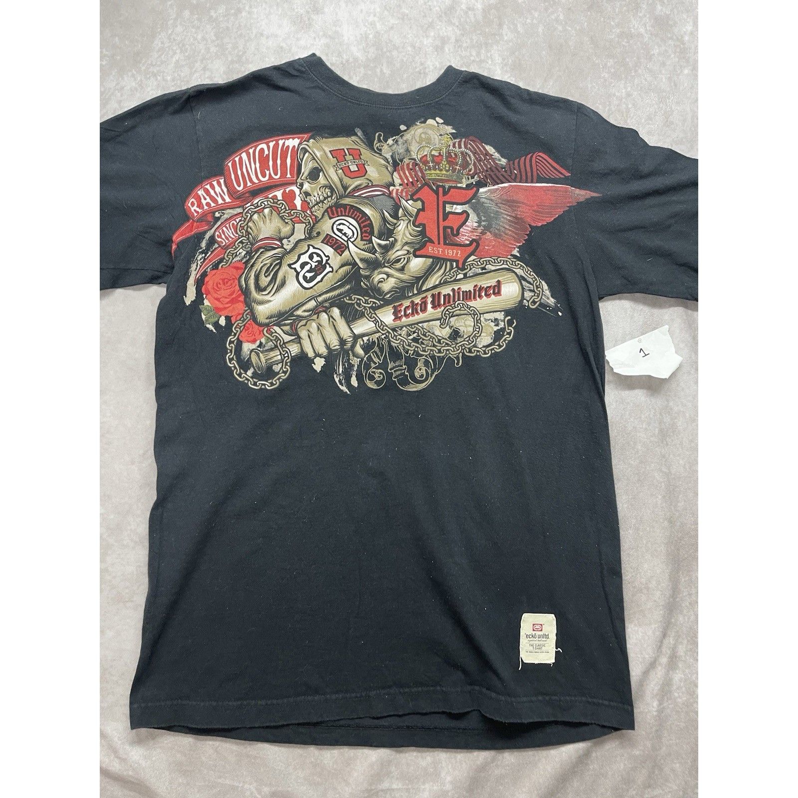 Ecko Unltd. Vintage Y2K Ecko Unltd Graffiti T-Shirt Size US S / EU 44-46 / 1 - 2 Thumbnail