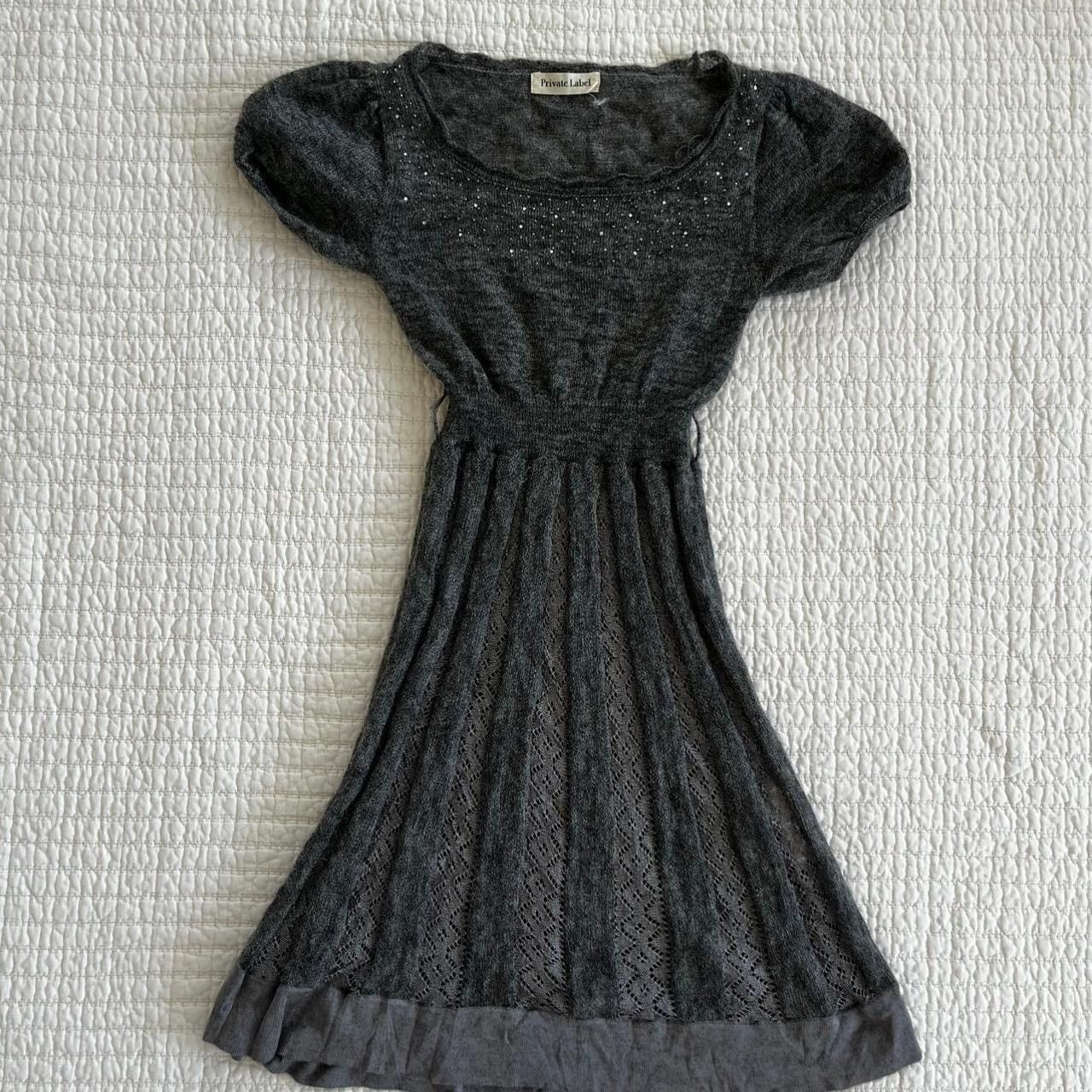 Japanese Brand Japanese Wool Babydoll “Private Label” Dress Made in Japan Size S / US 4 / IT 40 - 1 Thumbnail