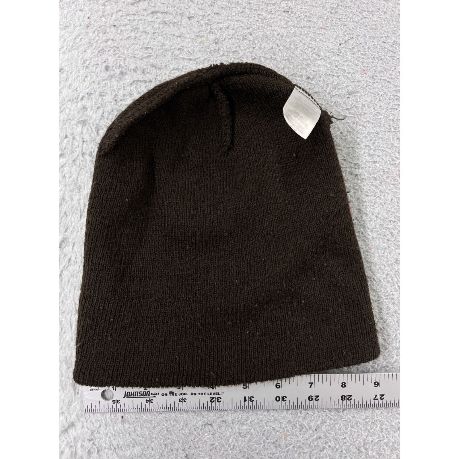 Vintage VINTAGE Beanie Toque Adult One Size Brown Knit 100% Acrylic Winter Ski Snowboard NOT N/A Size ONE SIZE - 4 Thumbnail