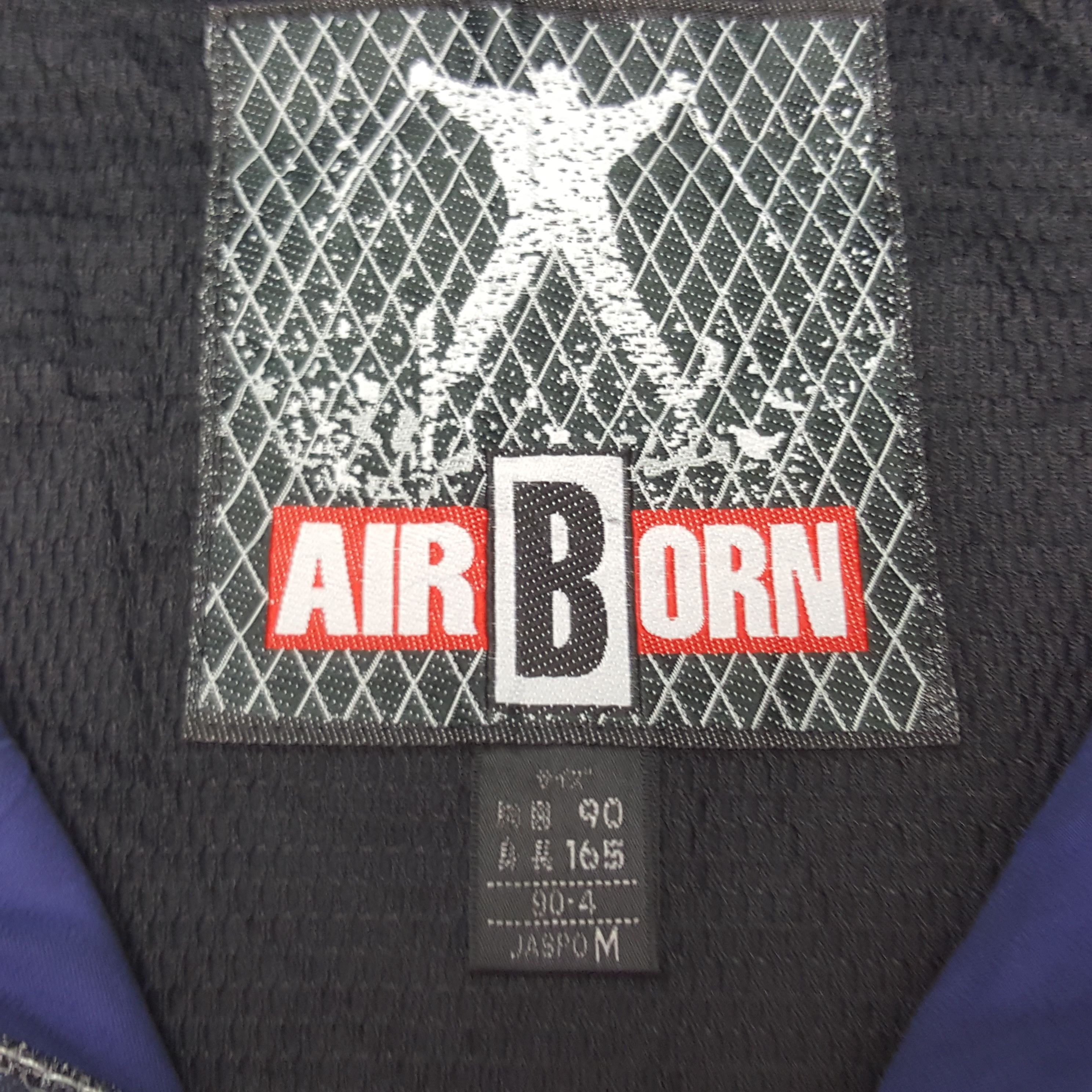 Japanese Brand × Vintage Vintage Air Born Windbreaker Sport Hoodie Jacket Size US M / EU 48-50 / 2 - 7 Thumbnail