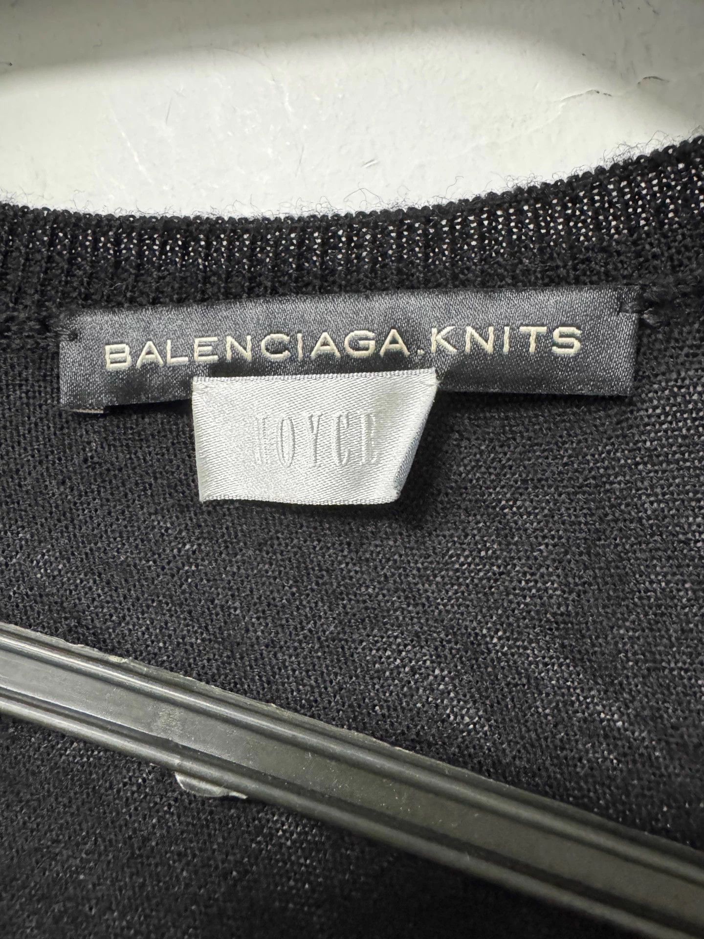 Balenciaga BALENCIAGA KNITS Black Short Sleeve V-neck Cardigan Back Size XS / US 0-2 / IT 36-38 - 5 Thumbnail
