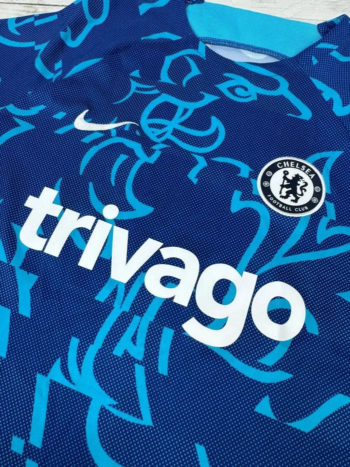 Nike Nike Chelsea 2022 2023 Pre Match Training Shirt Jersey Size US M / EU 48-50 / 2 - 6 Thumbnail