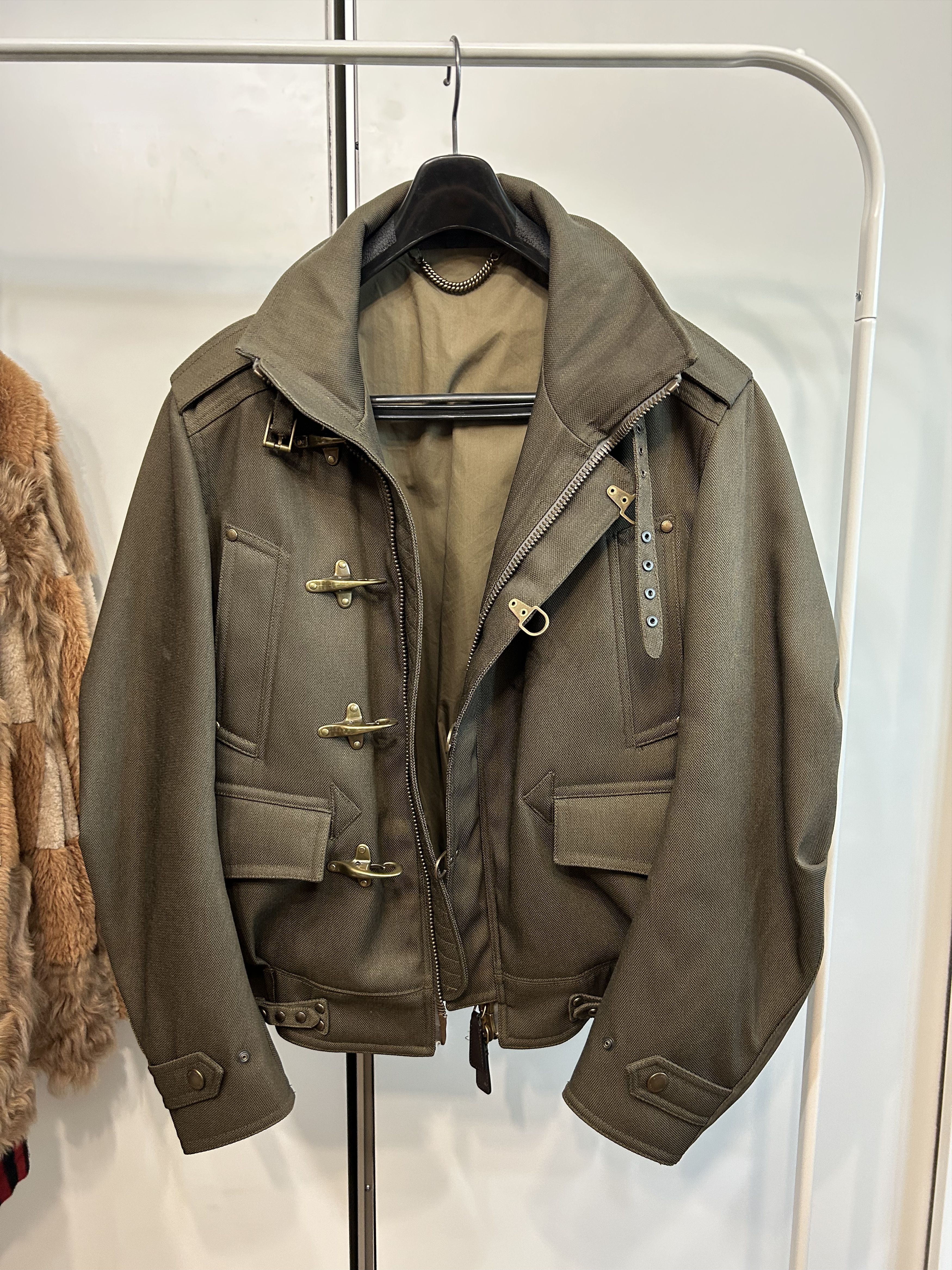 Burberry Prorsum BURBERRY PRORSUM Motorcycle Military Jacket Size US L / EU 52-54 / 3 - 11 Thumbnail
