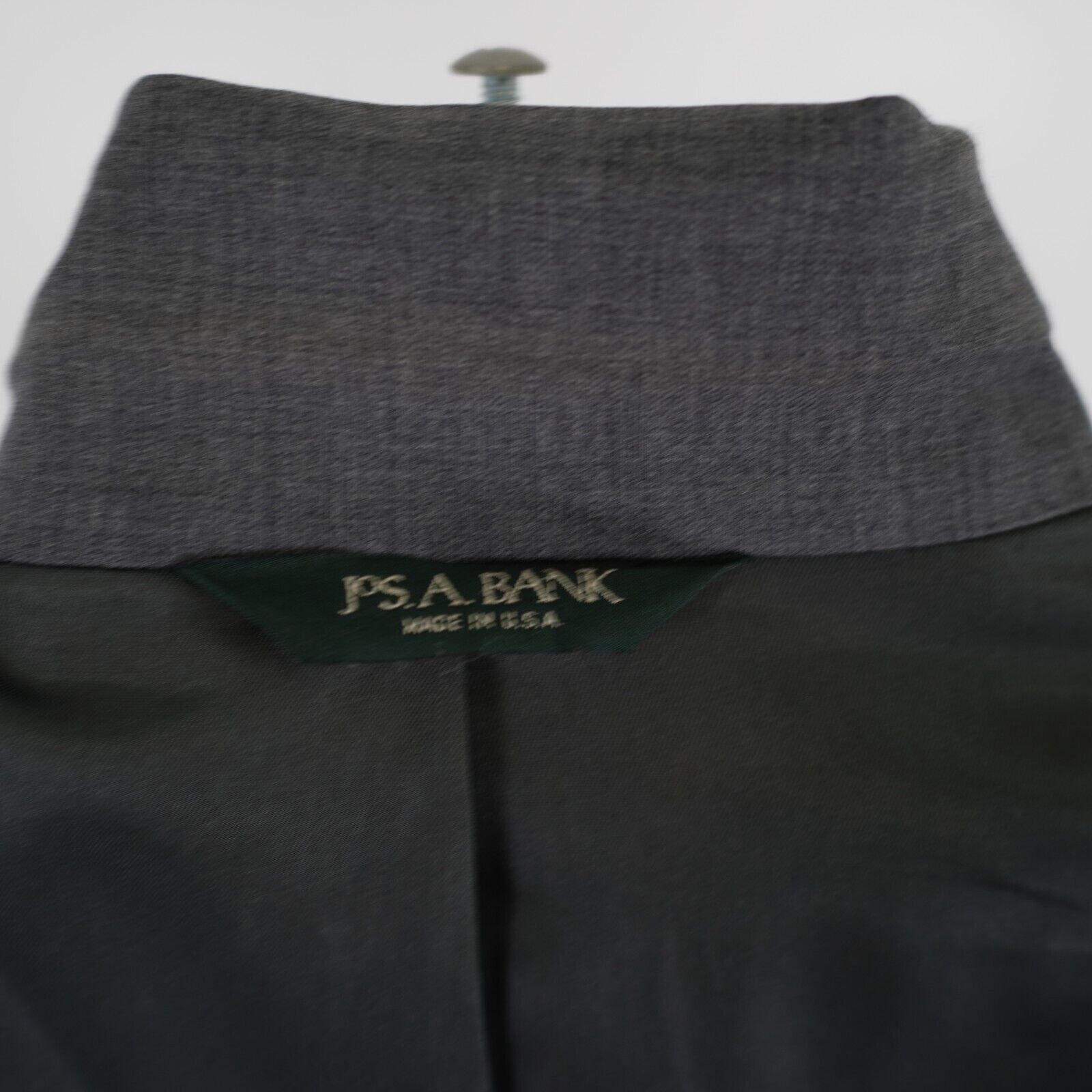 Jos. A. Bank Jos A Bank Traveler's Collecton Gray Twill Wool Blazer 44L 2 Size 44L - 12 Thumbnail