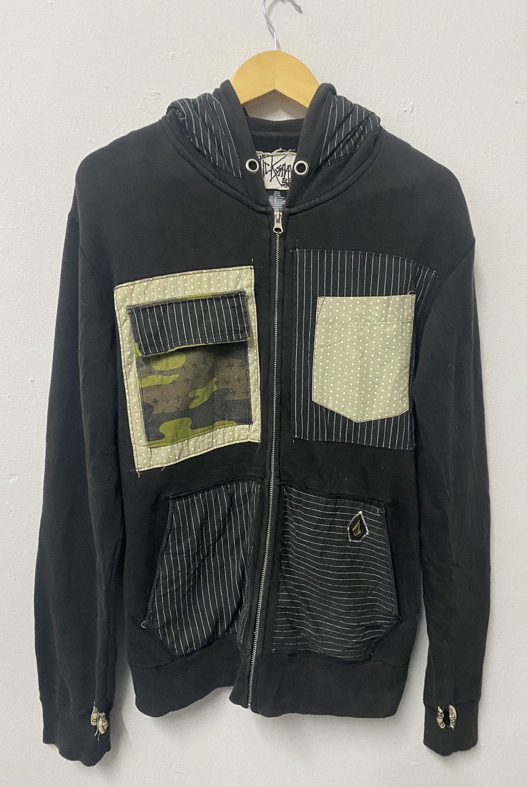 Patchwork hype hoodie hotsell