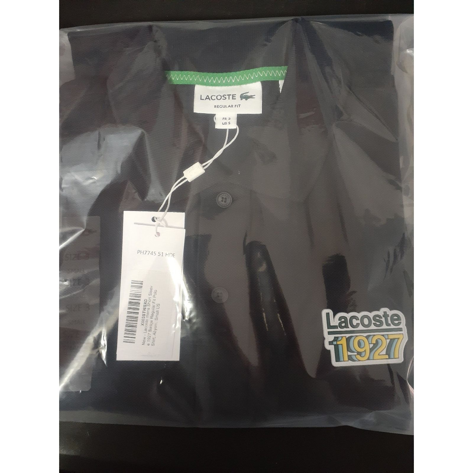 Lacoste Lacoste Men's Short Sleeve 1927 Badge Regular Fit Polo S Size US S / EU 44-46 / 1 - 2 Thumbnail