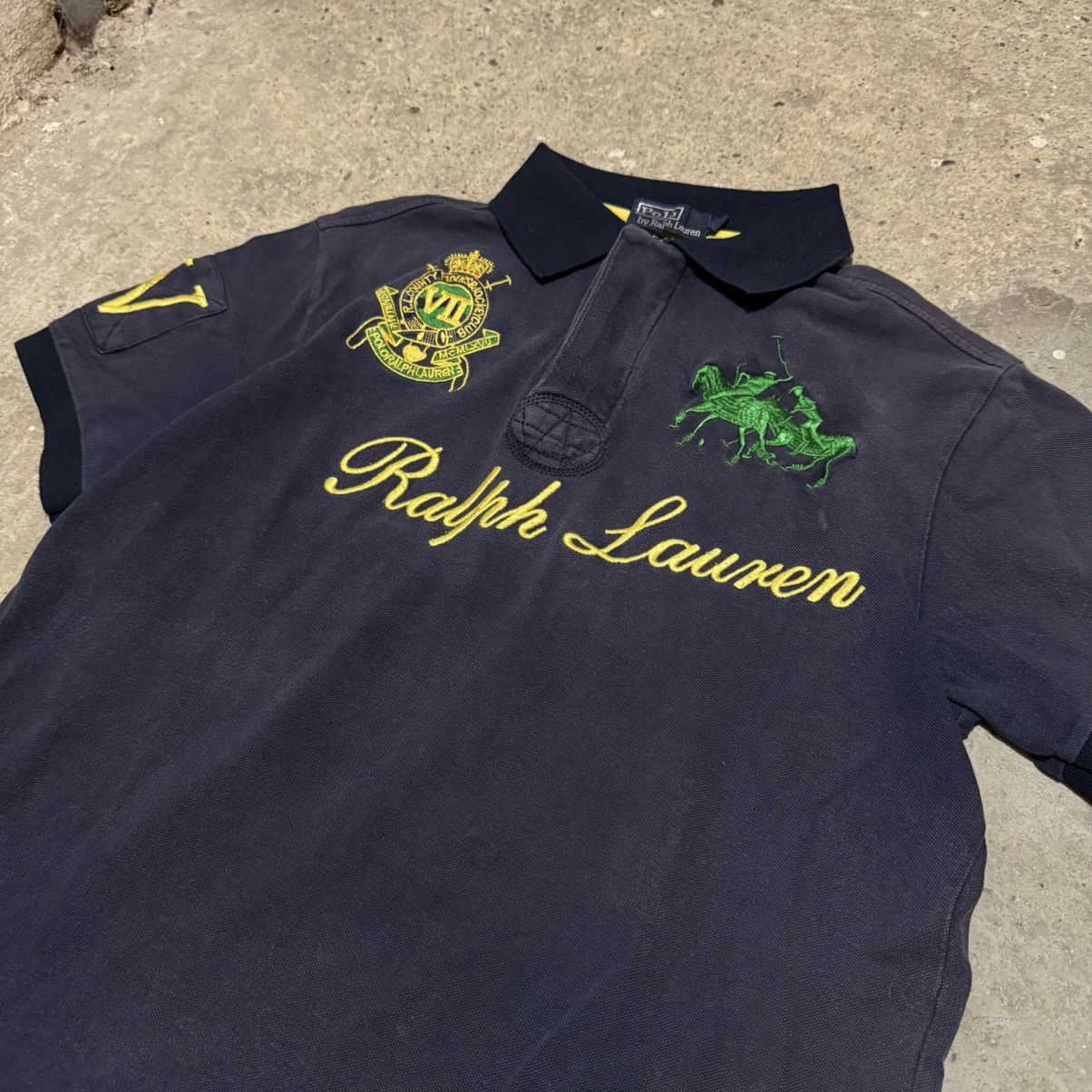 Polo Ralph Lauren × Ralph Lauren Vintage Polo Ralph Lauren y2k embroider spell out big logo Size US XL / EU 56 / 4 - 3 Thumbnail