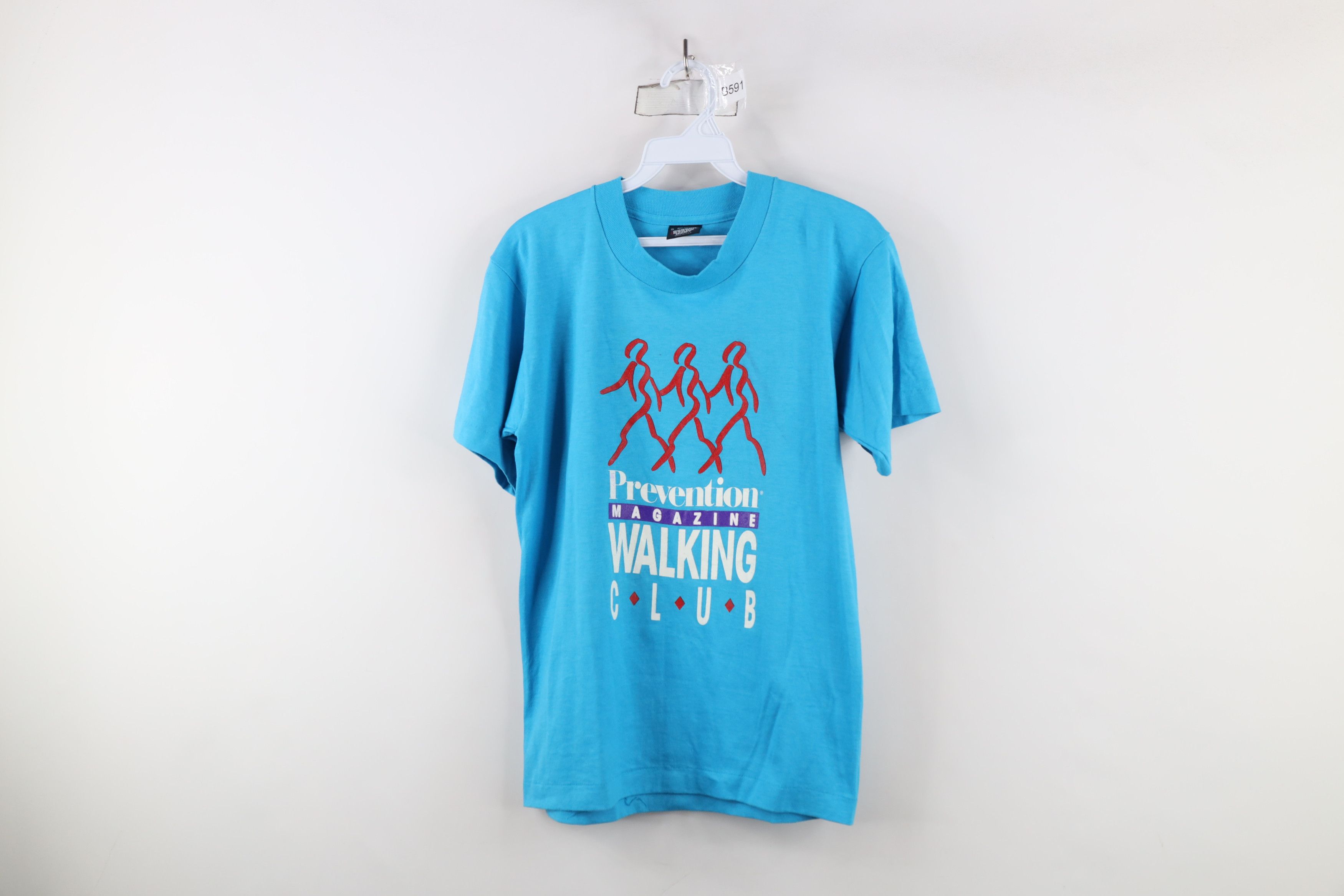 Vintage Vintage 90s Prevention Magazine Walking Club T-Shirt USA Size S / US 4 / IT 40 - 1 Thumbnail