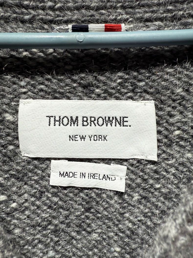Thom Browne Thom Browne Gray wool sweater Size US S / EU 44-46 / 1 - 3 Thumbnail
