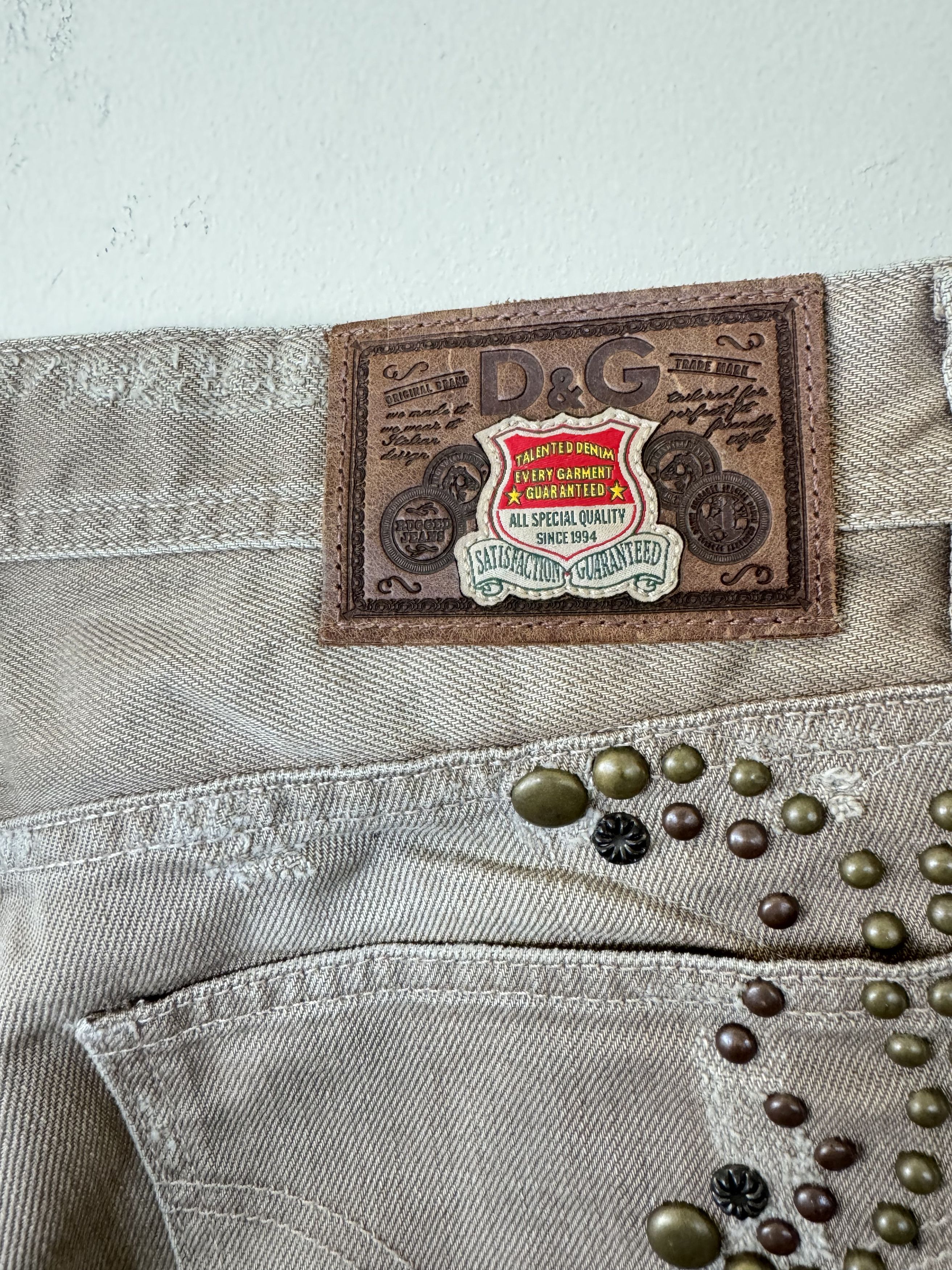 Dolce & Gabbana Vintage Studded Dolce & Gabbana Denim Size US 33 - 11 Thumbnail