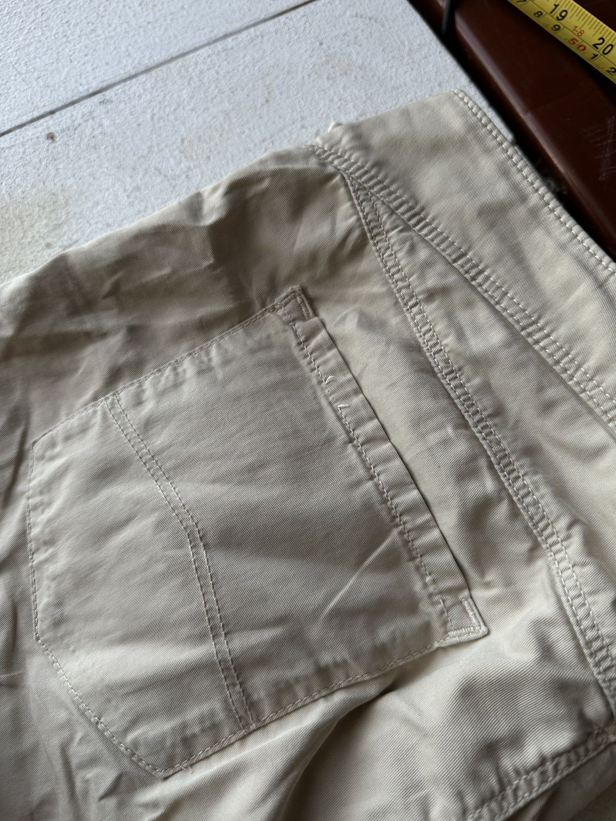 Armani 🚨 Armani Regular LUXURY OLD MONEY relax BEIGE Womens Size 29" - 24 Thumbnail