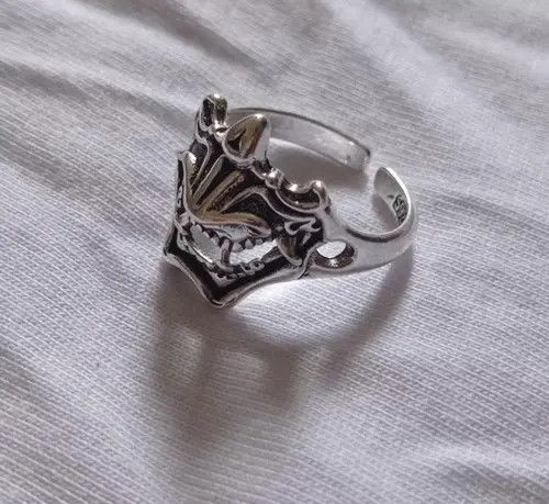 Jewelry Demon Samurai Ring Japanese Ninja Hannya Mask Jewelry Chrome Size ONE SIZE - 4 Thumbnail