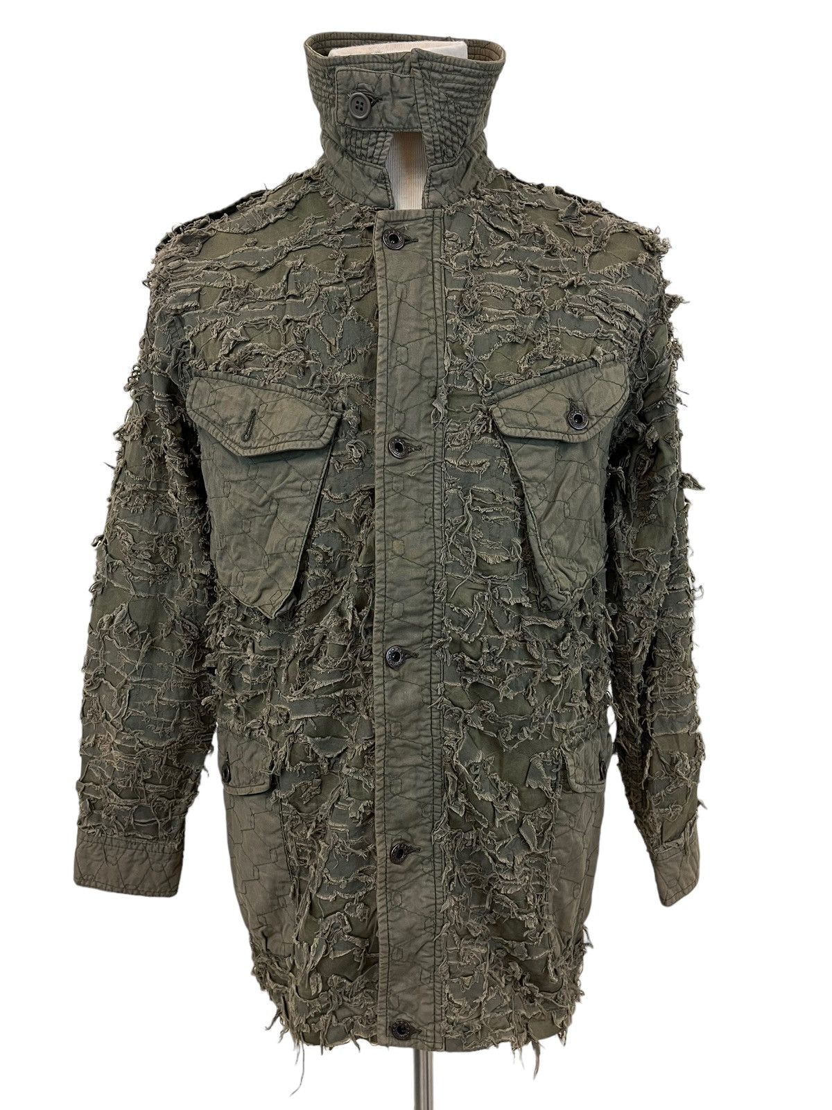Japanese Brand Japanese Brand Mangrove Distressed Army Jacket Size US L / EU 52-54 / 3 - 2 Thumbnail