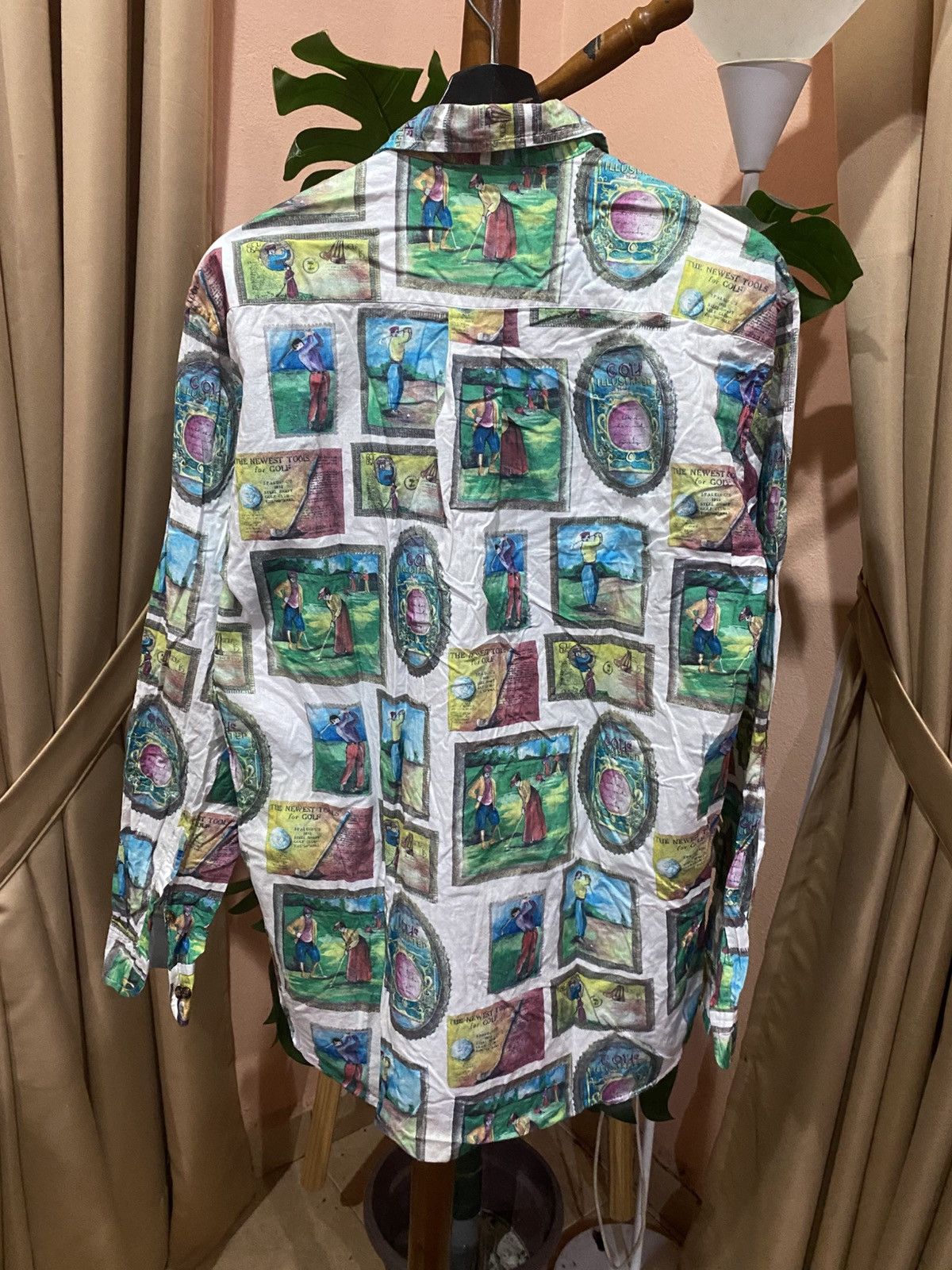 Vintage Hidalgo Golf Illustrated Print Shirt – All-Over Golf Graphic Size US M / EU 48-50 / 2 - 5 Thumbnail
